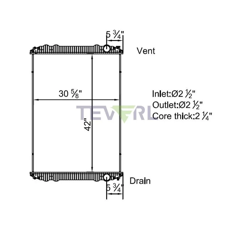 10101001 Freightliner Radiator