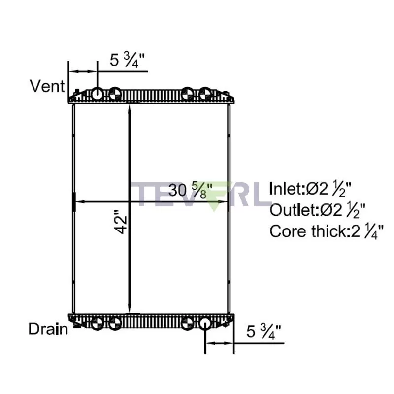 10101004 Freightliner Radiator