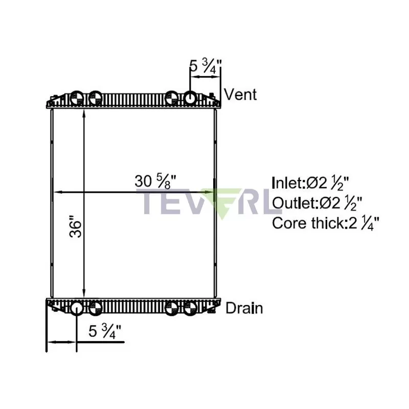 10101008 Freightliner Radiator