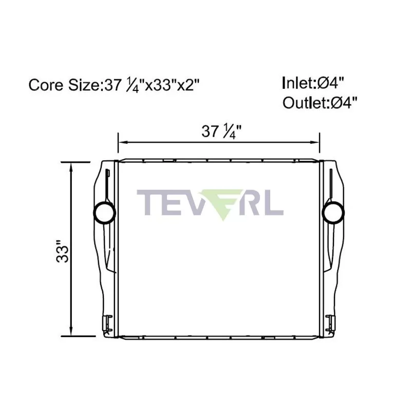 10302003 Kenworth/Peterbilt Charge Air Cooler