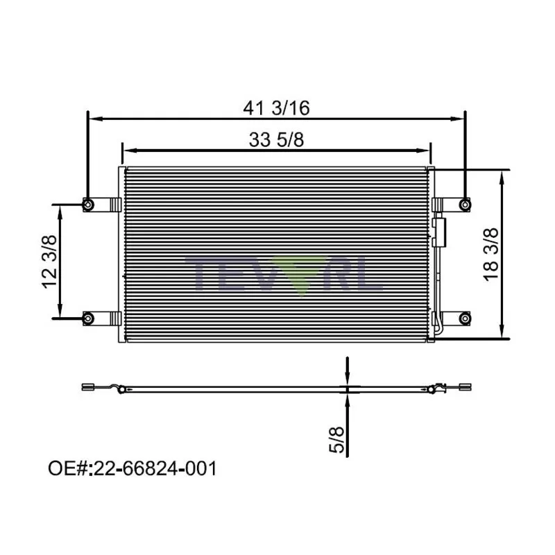 10103012 Freightliner Condenser