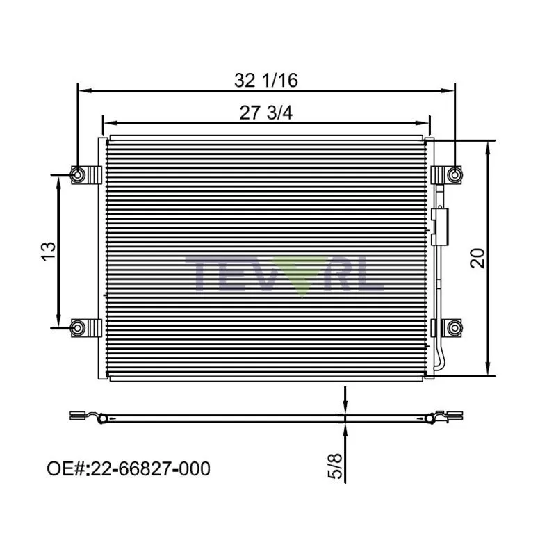 10103010 Freightliner Condenser