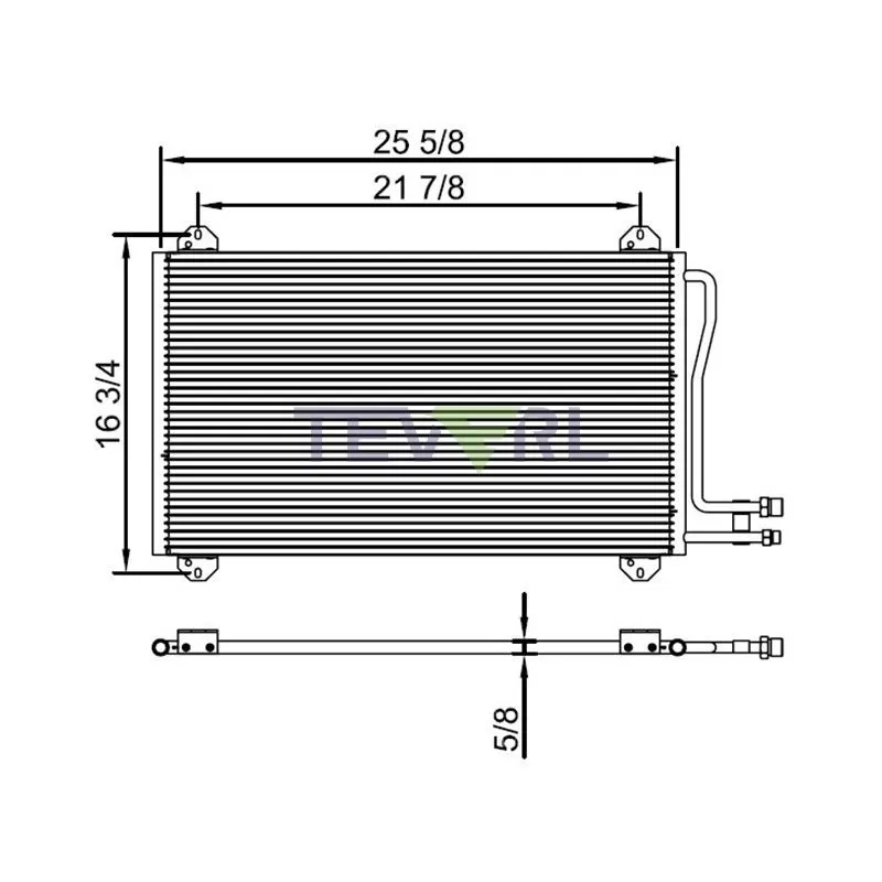 10103006 Freightliner Condenser