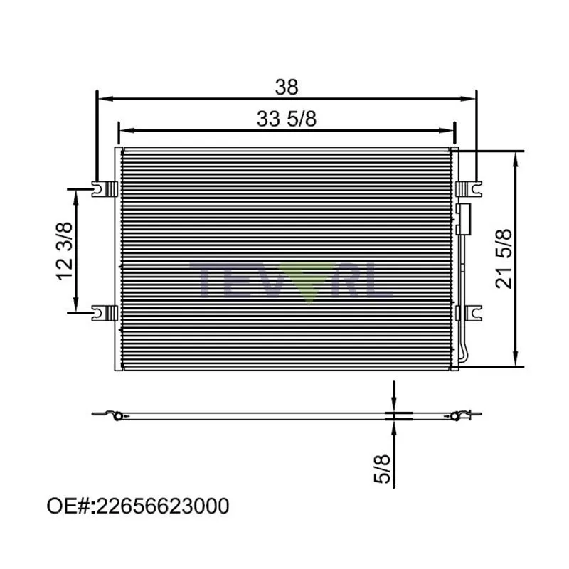 10103003 Freightliner Condenser