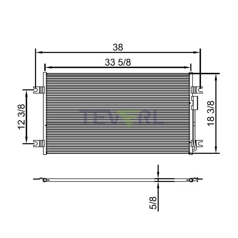 10103002 Freightliner Condenser