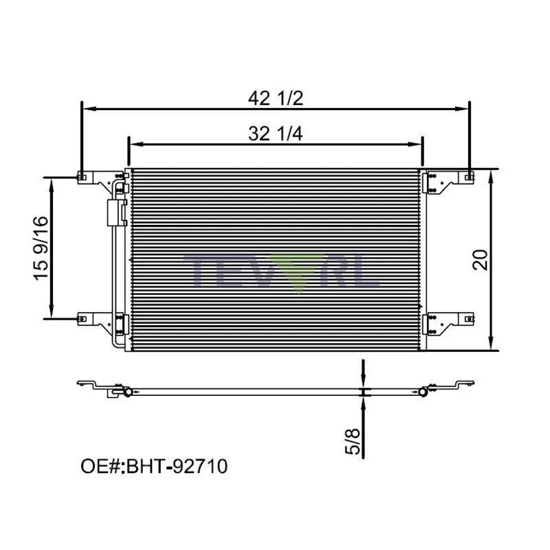 10103011 Freightliner Condenser