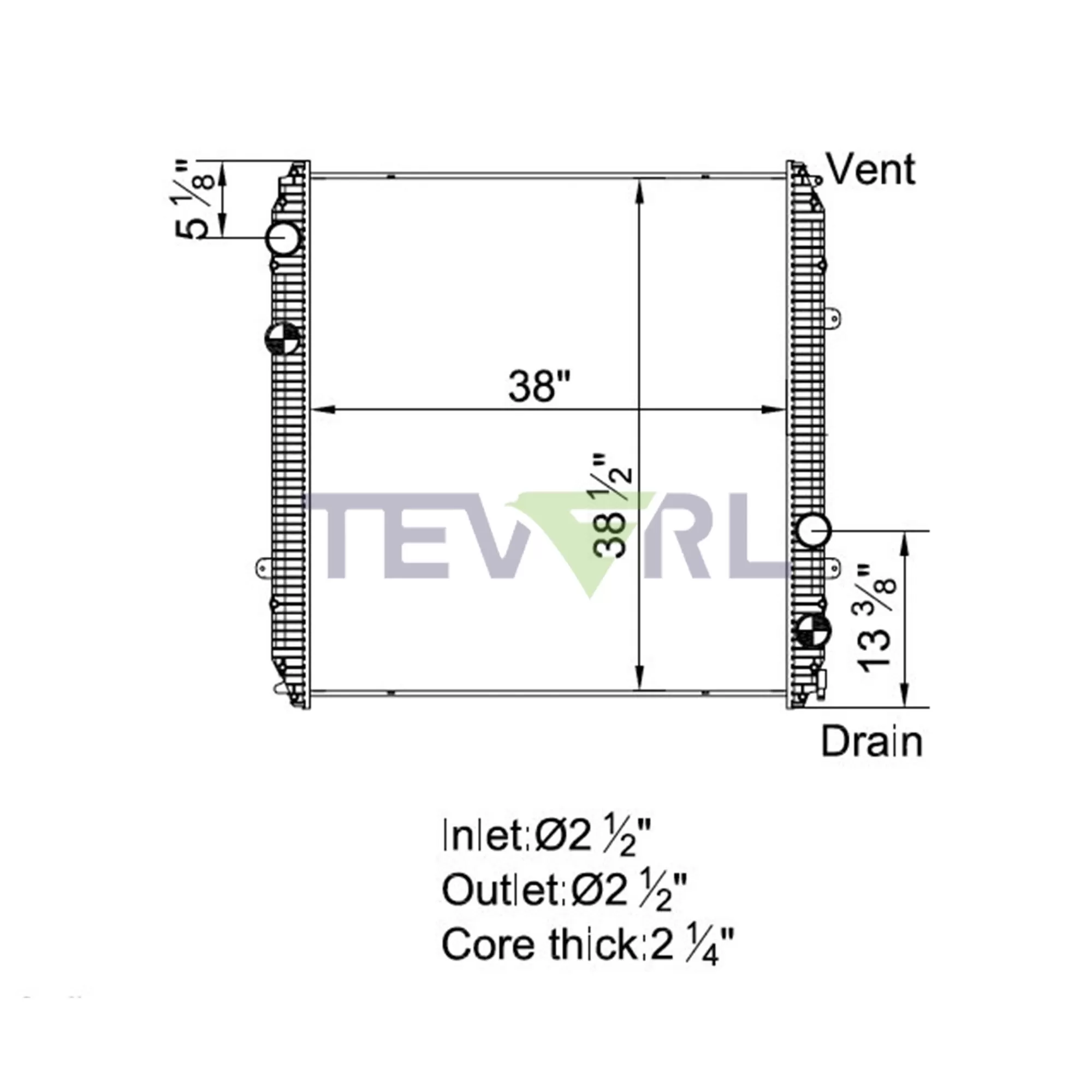 10101026 Freightliner Radiator