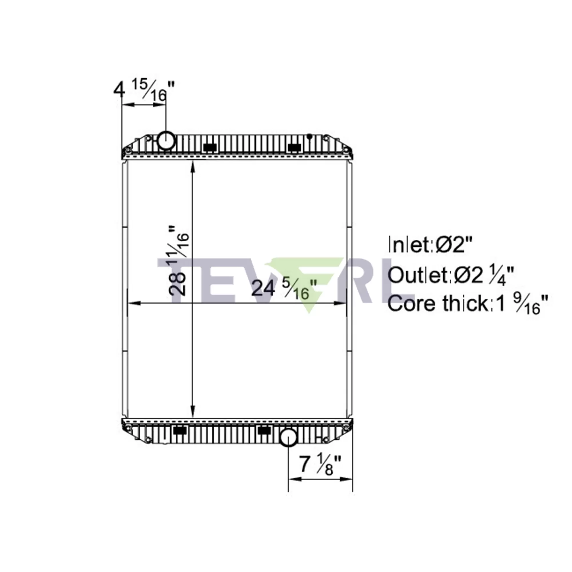 10101027 Freightliner Radiator