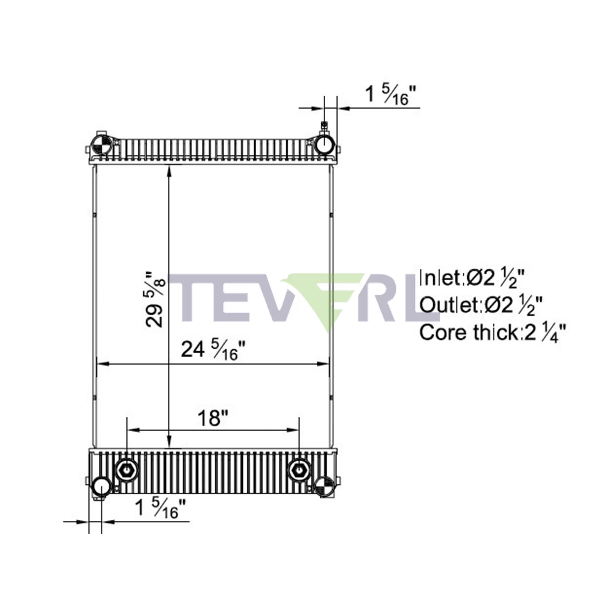 10101029 Freightliner Radiator