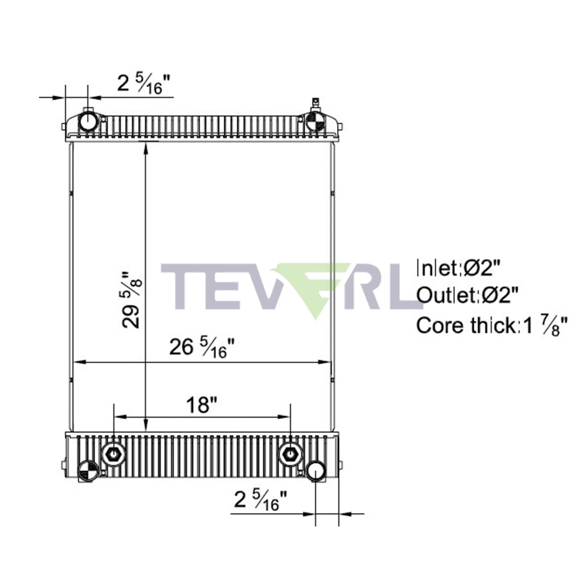 10101031 Freightliner Radiator