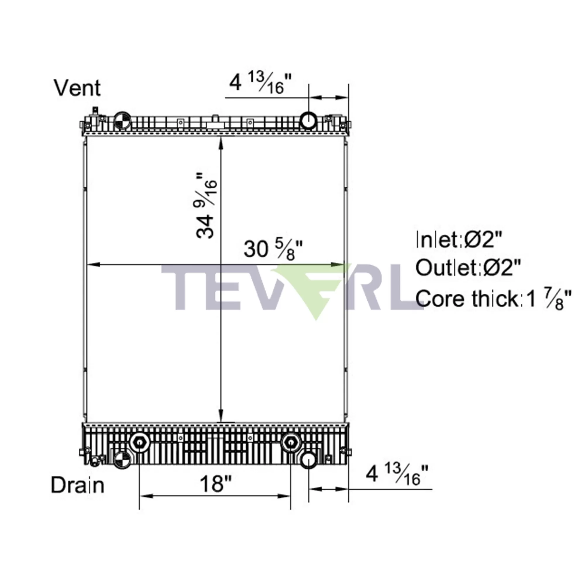 10101038 Freightliner Radiator