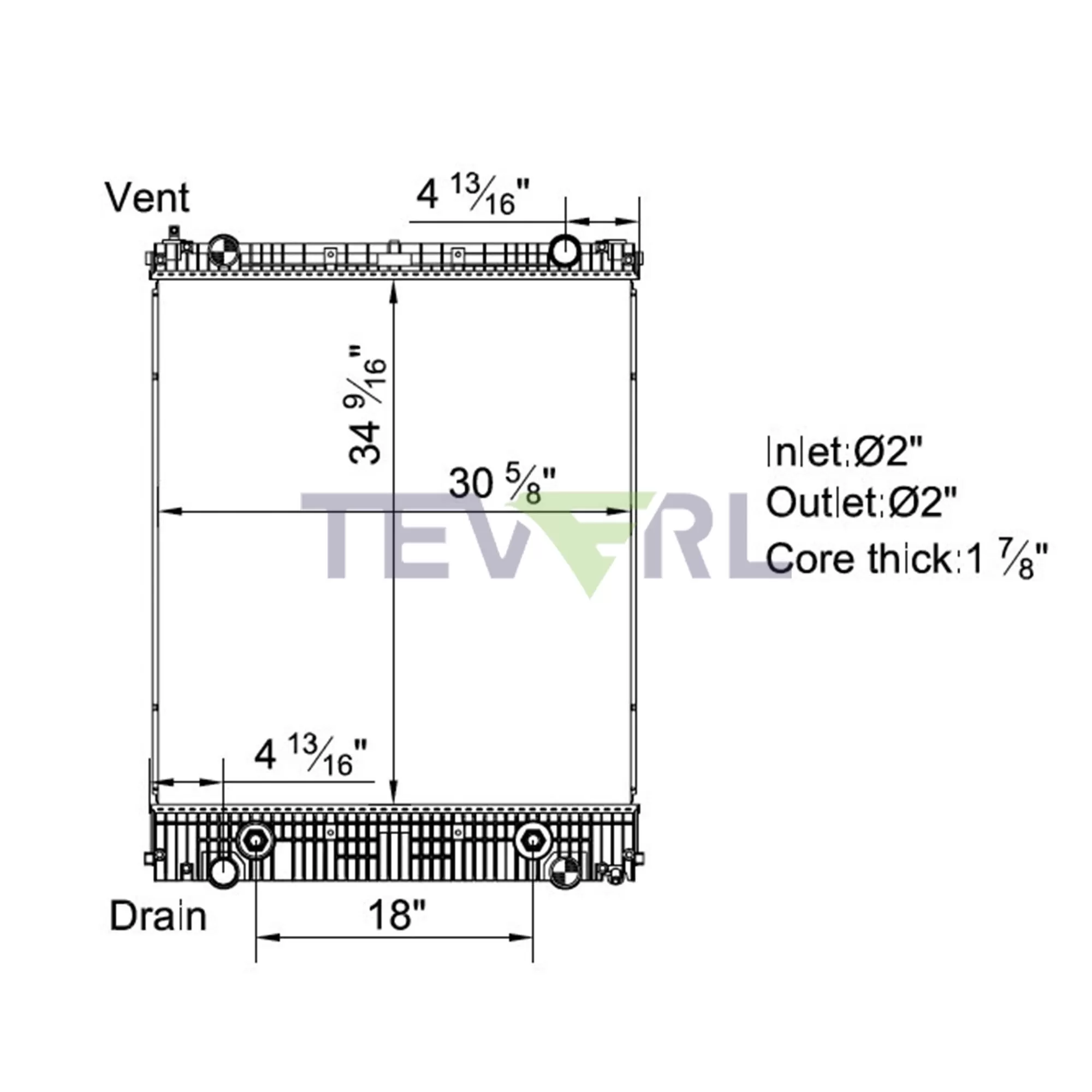 10101040 Freightliner Radiator