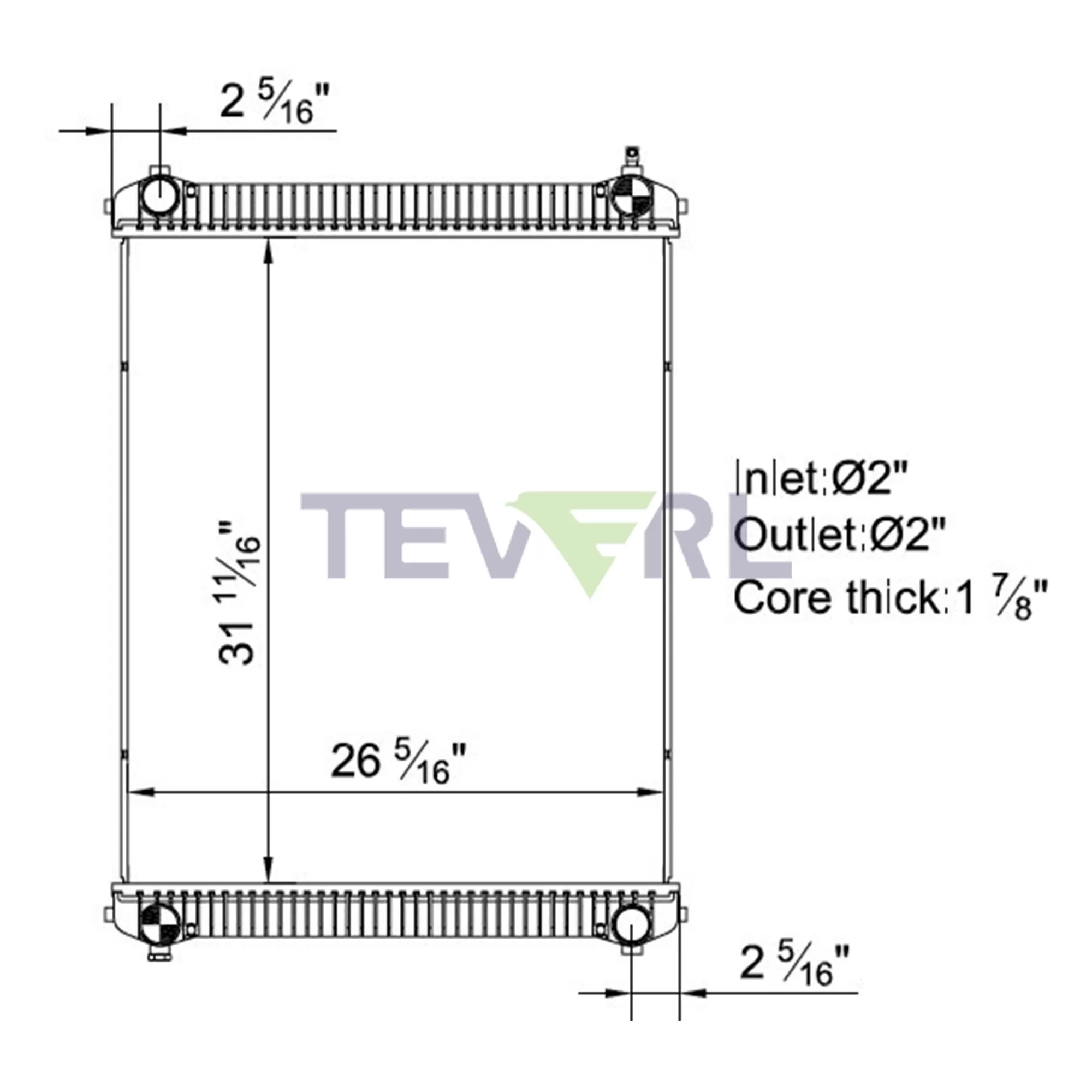 10101044 Freightliner Radiator