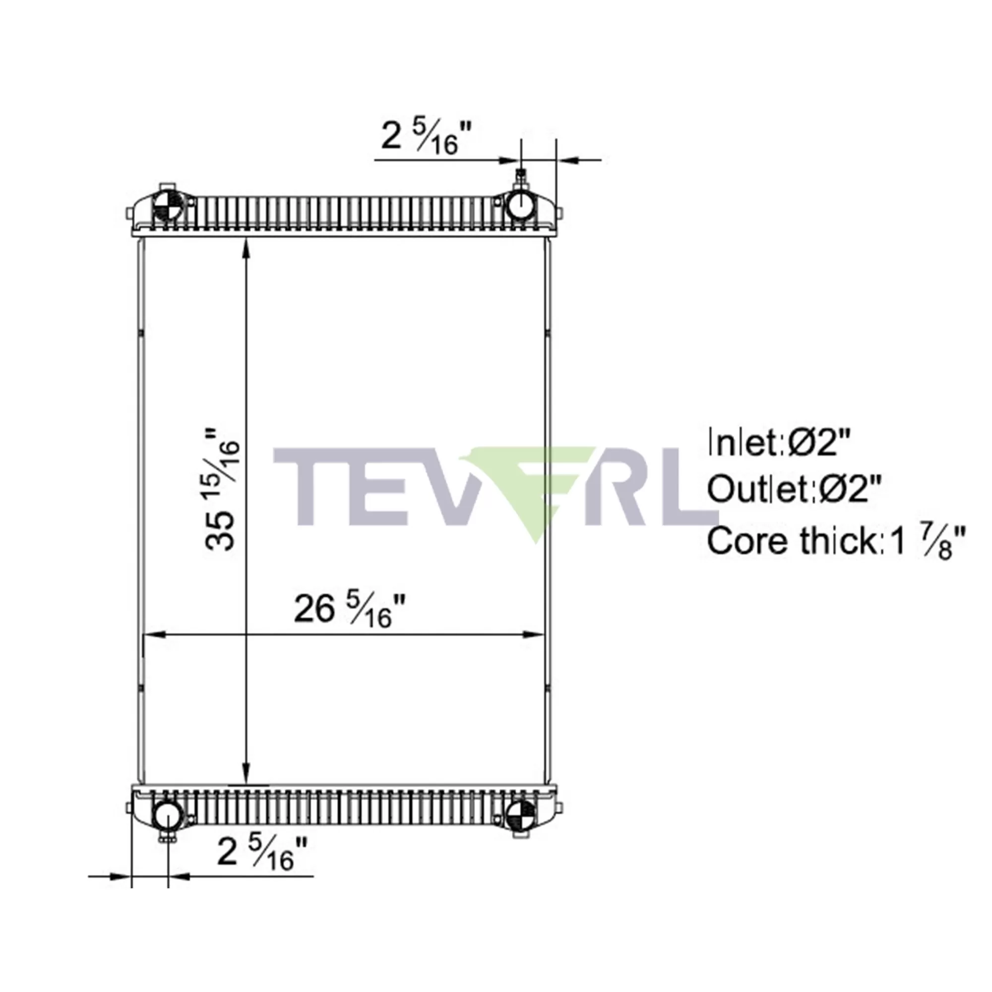 10101045 Freightliner Radiator