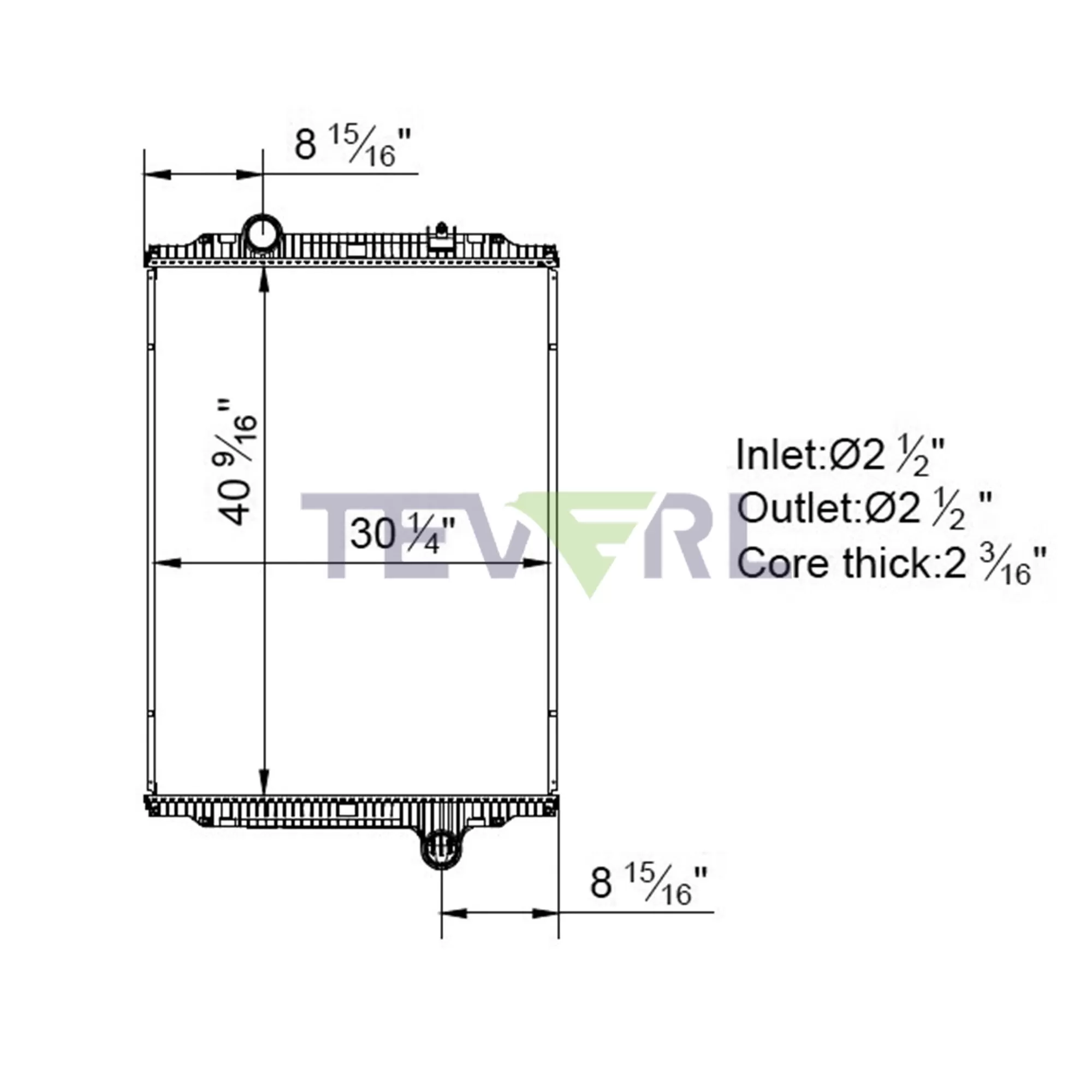 10201008 Kenworth Radiator