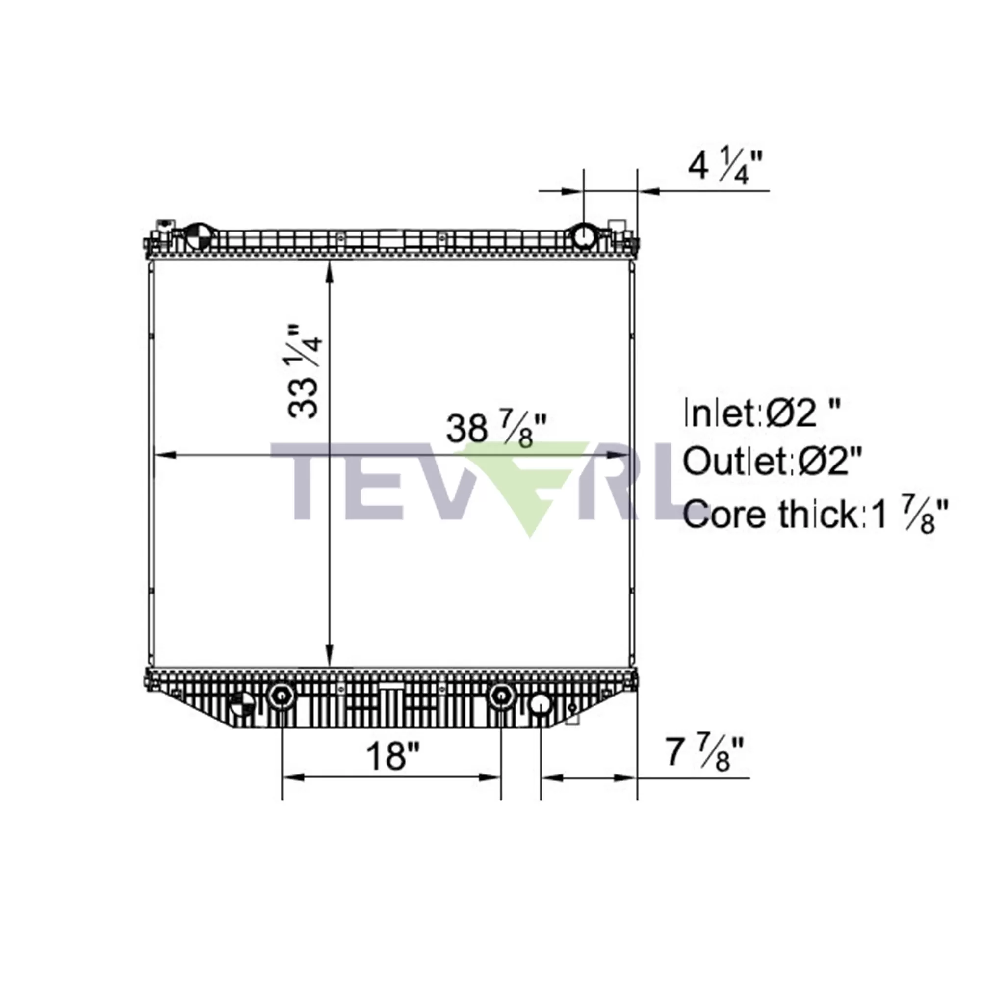 10101052 Freightliner Radiator