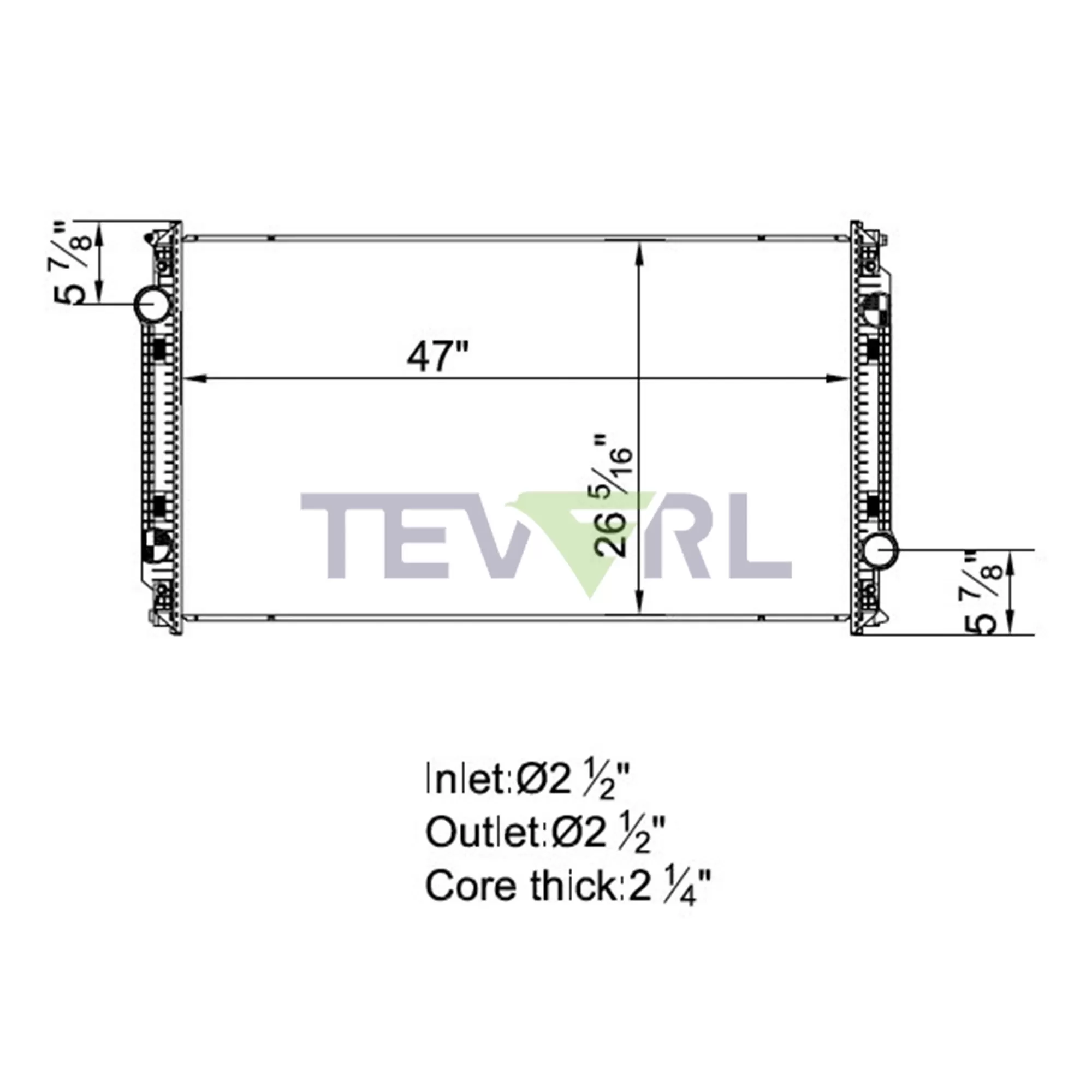 10101054 Freightliner Radiator