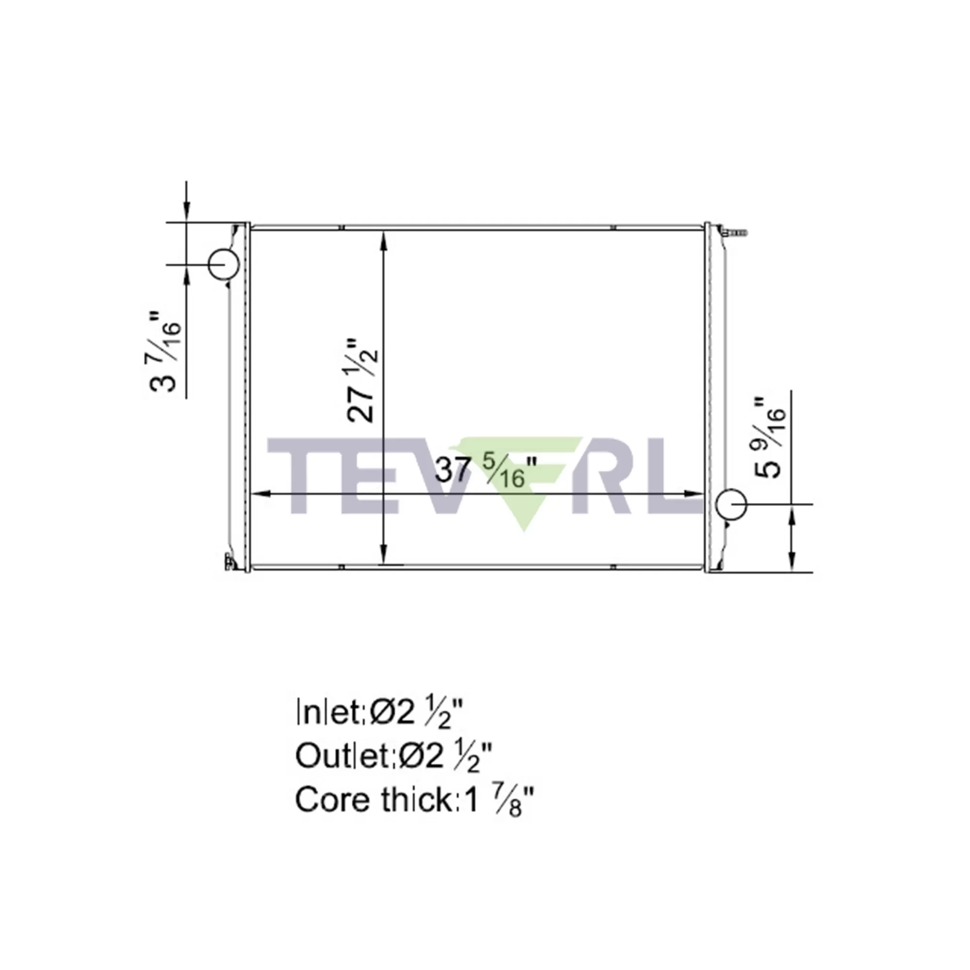 11801006 Ford Radiator