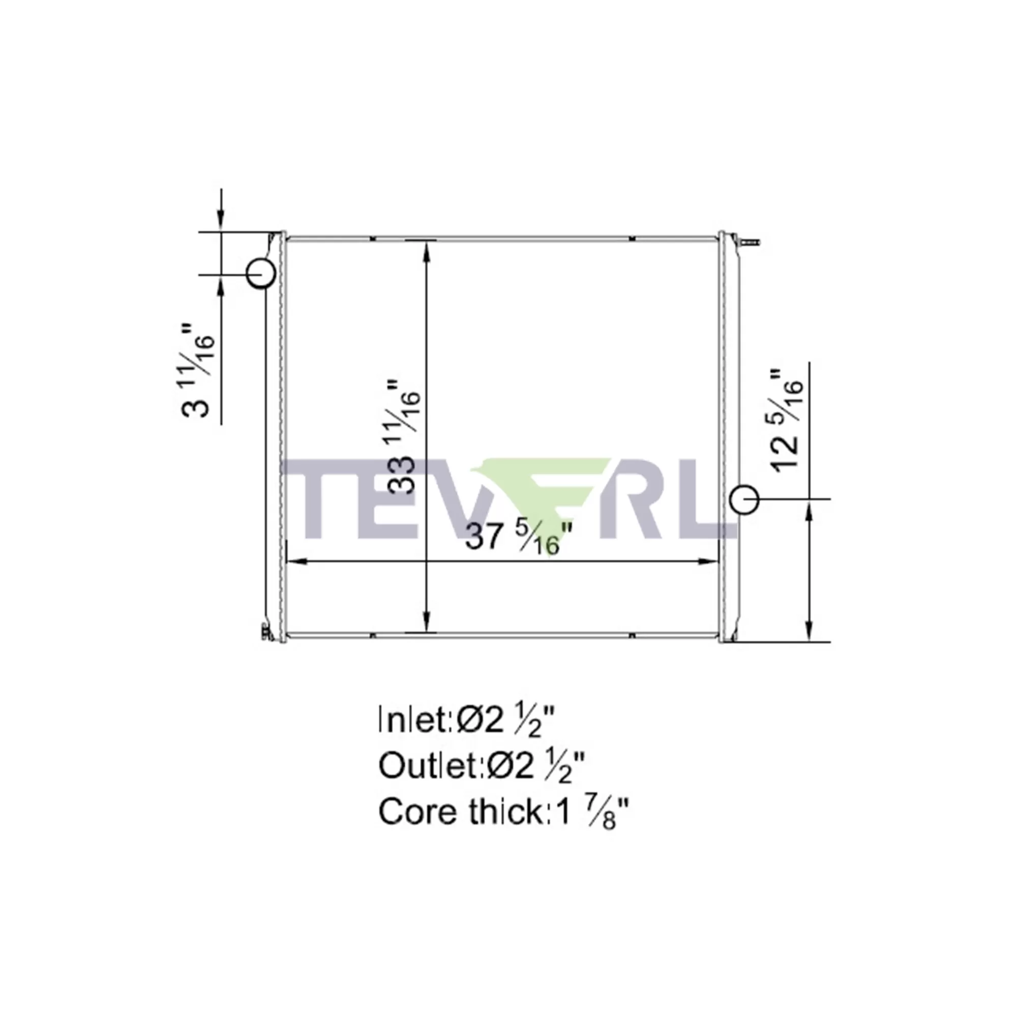 11801009 Ford Radiator