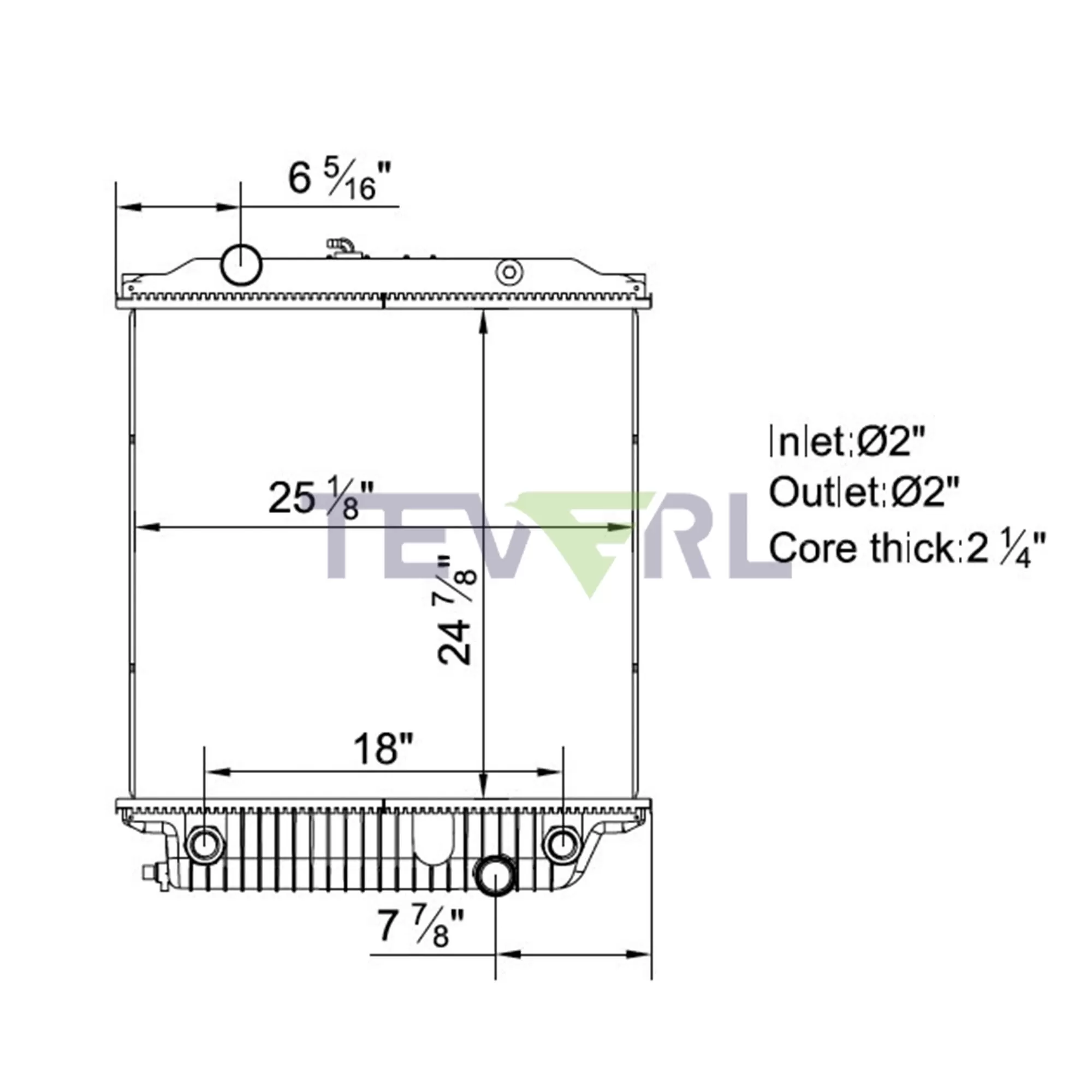 10101069 Bluebird Radiator