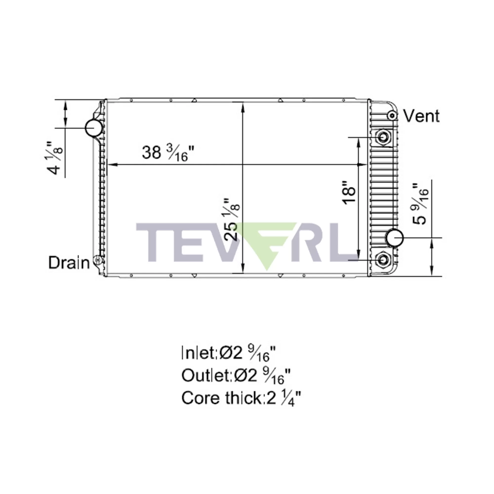 10601010 International Radiator