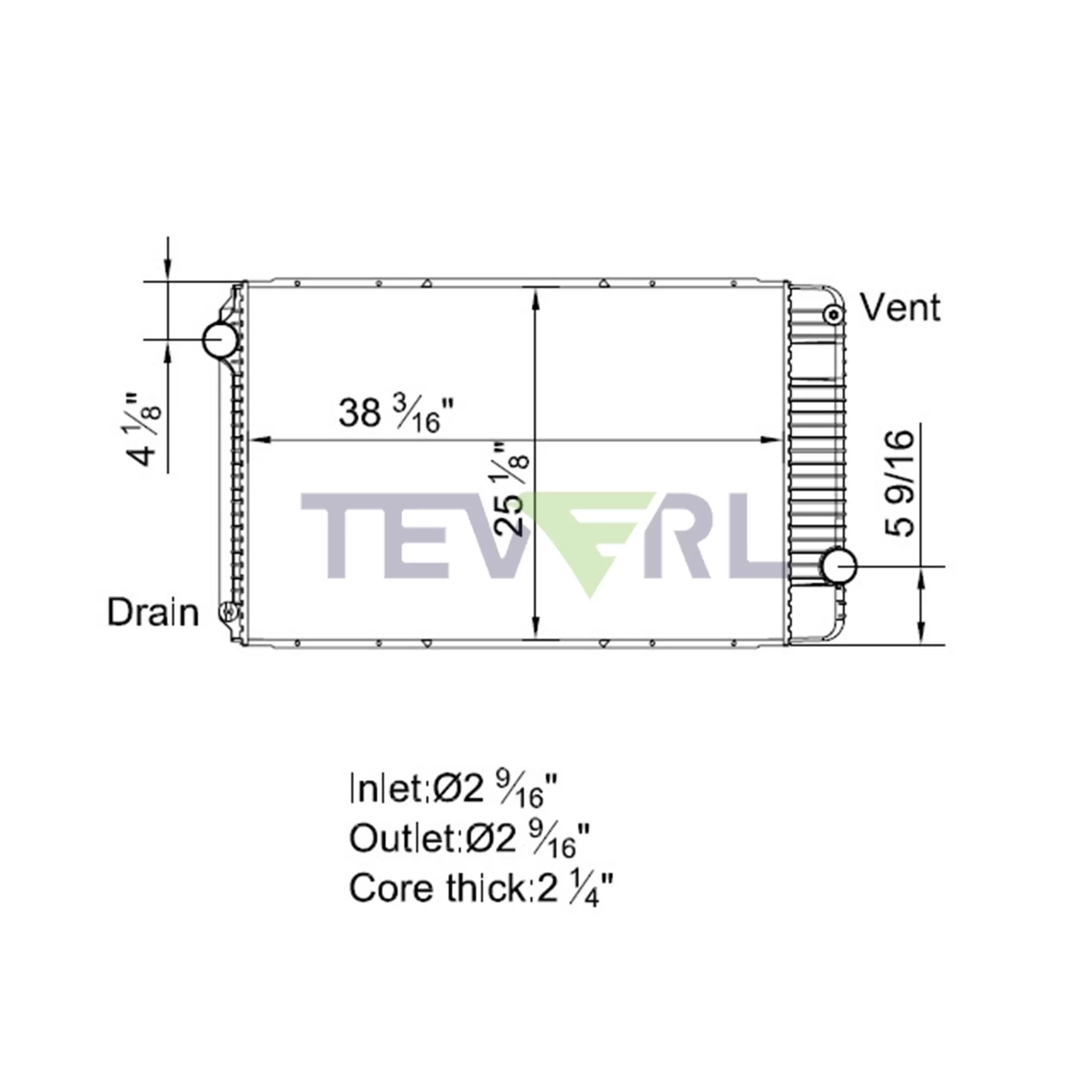 10601011 International Radiator