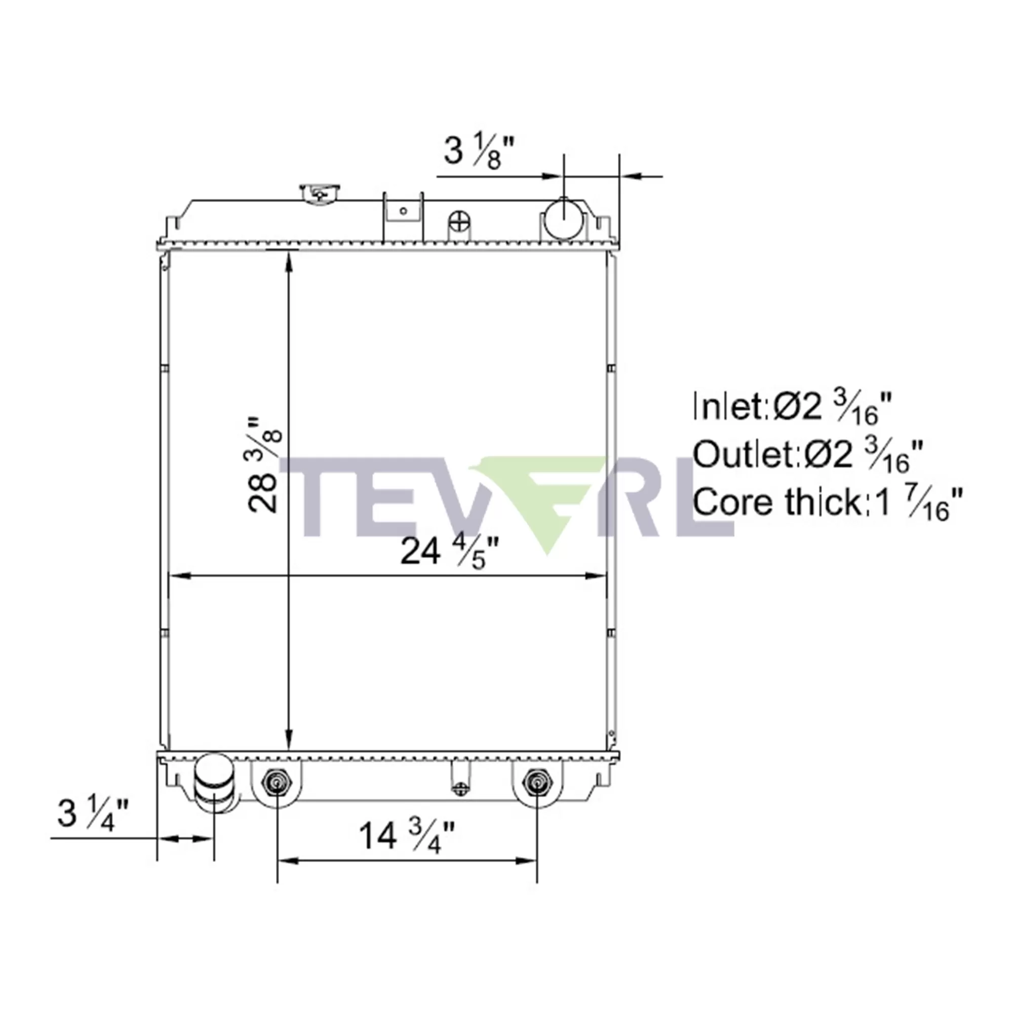 11401005 Hino Radiator