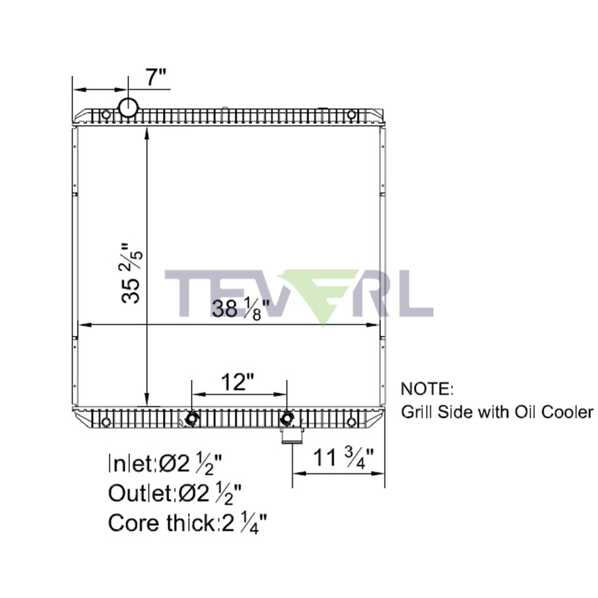 10601015 International Radiator