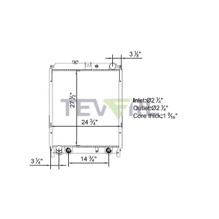 11401003 Hino Radiator