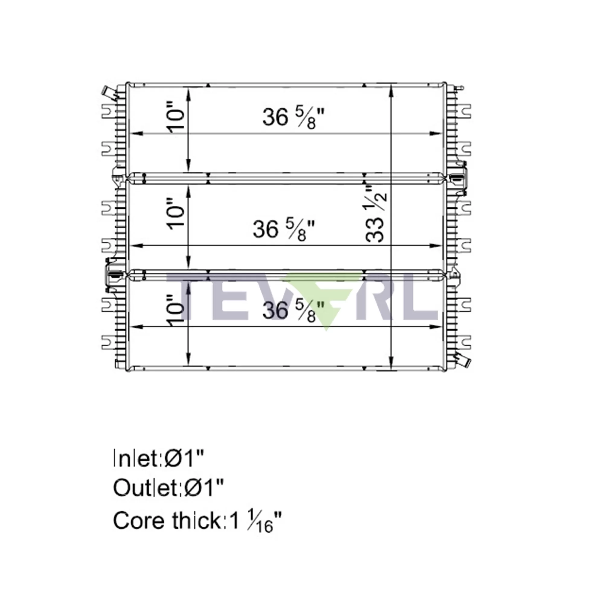 10601016 Navistar Radiator