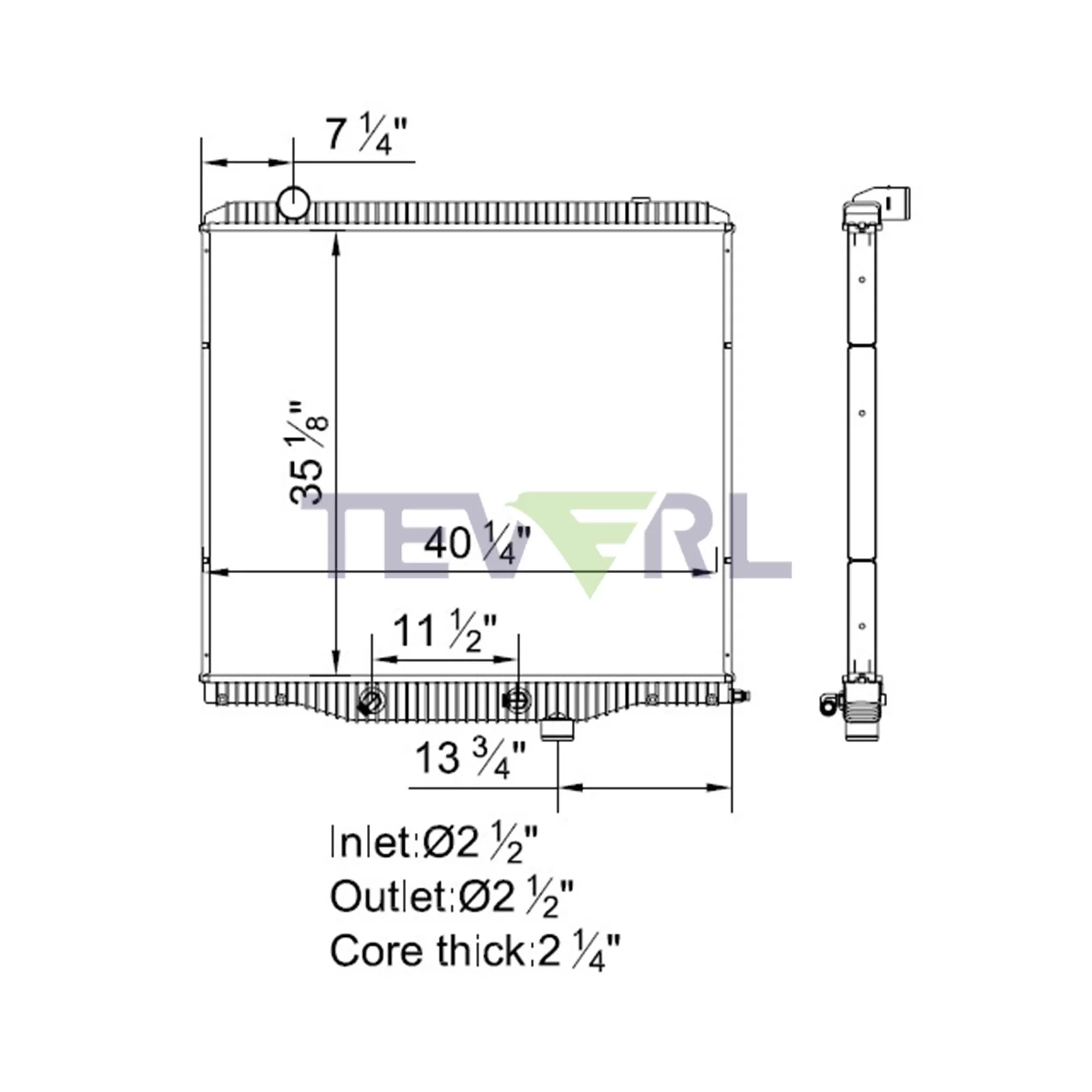 10601017 International Radiator