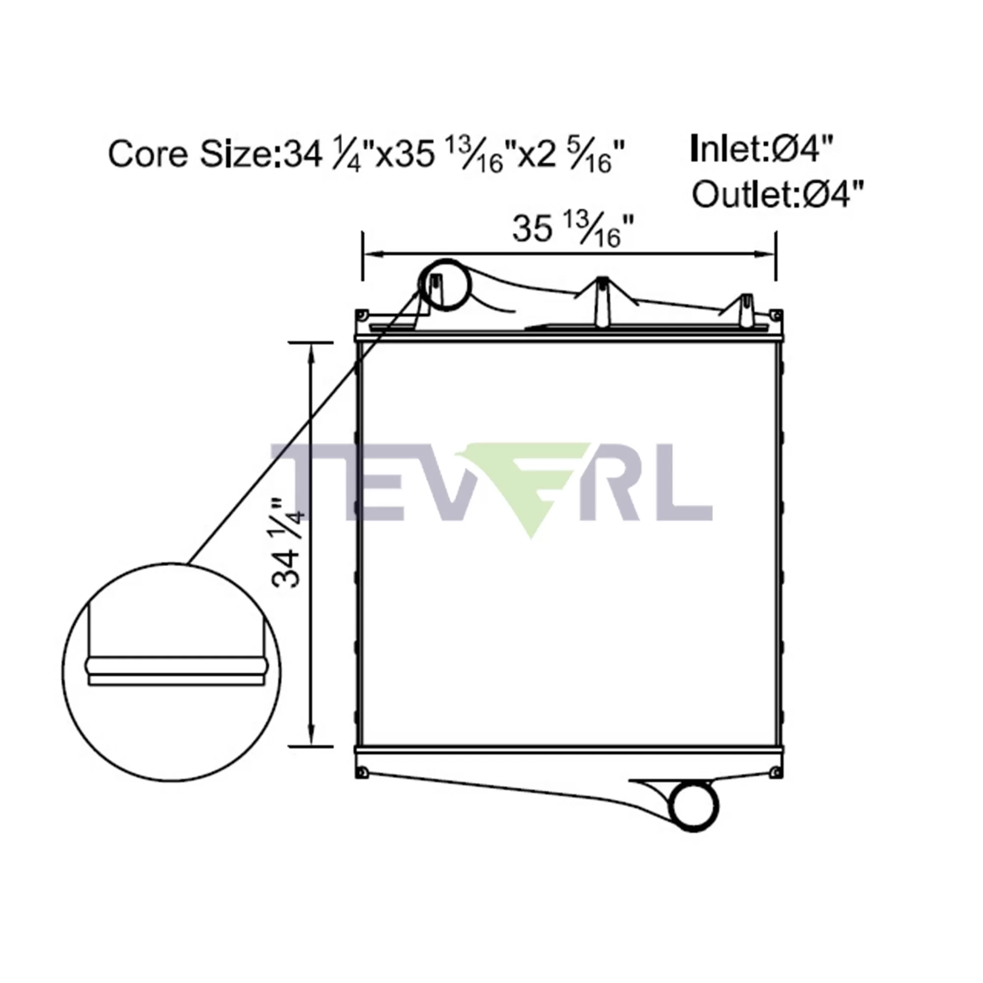 10402002 Volvo Charge Air Cooler