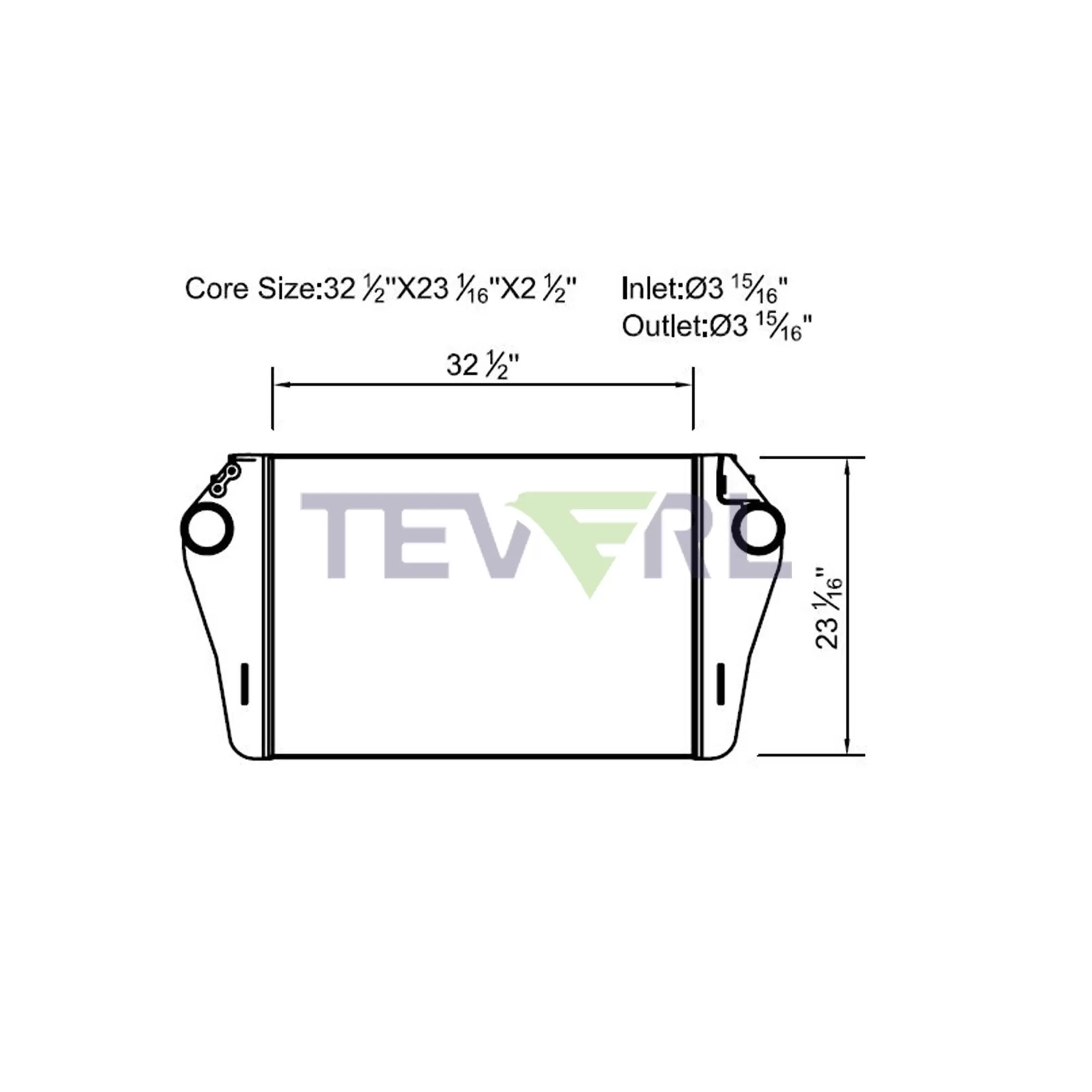 10502008 Volvo Mack Charge Air Cooler