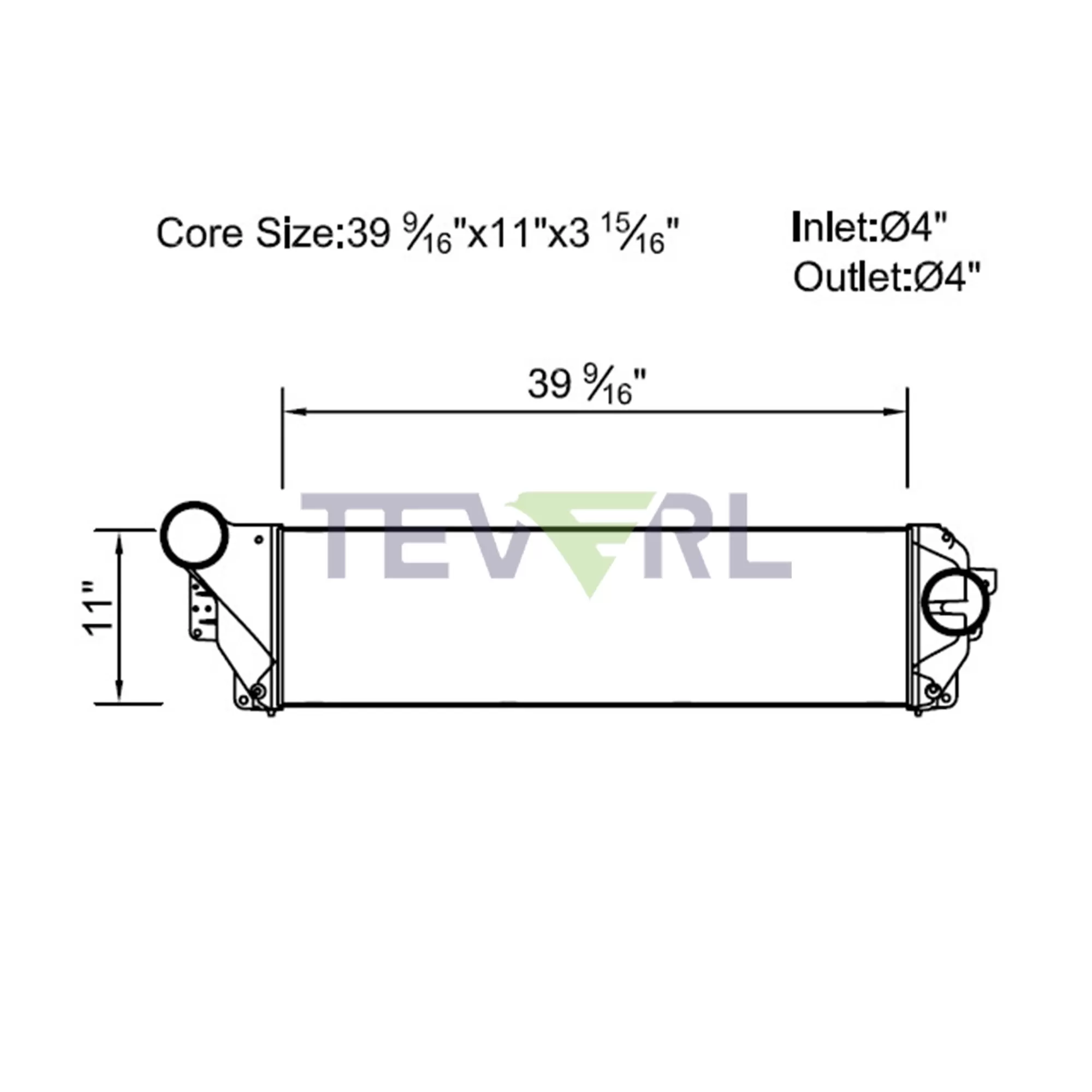 10602004 International Charge Air Cooler