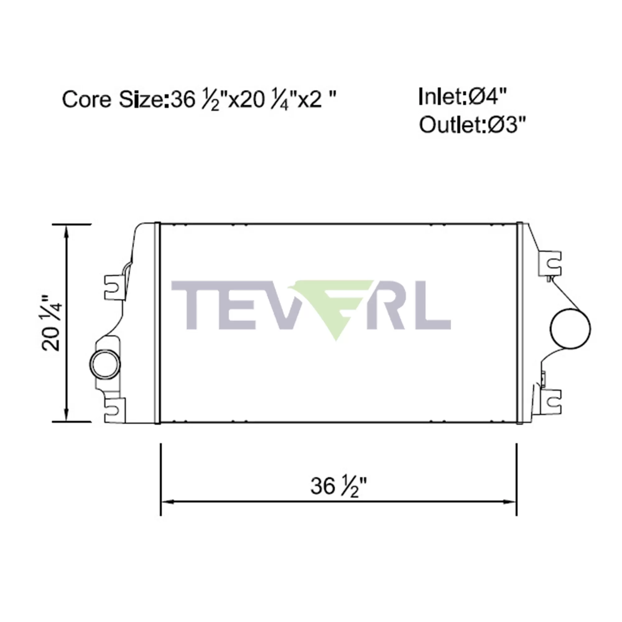 10602006 International Charge Air Cooler