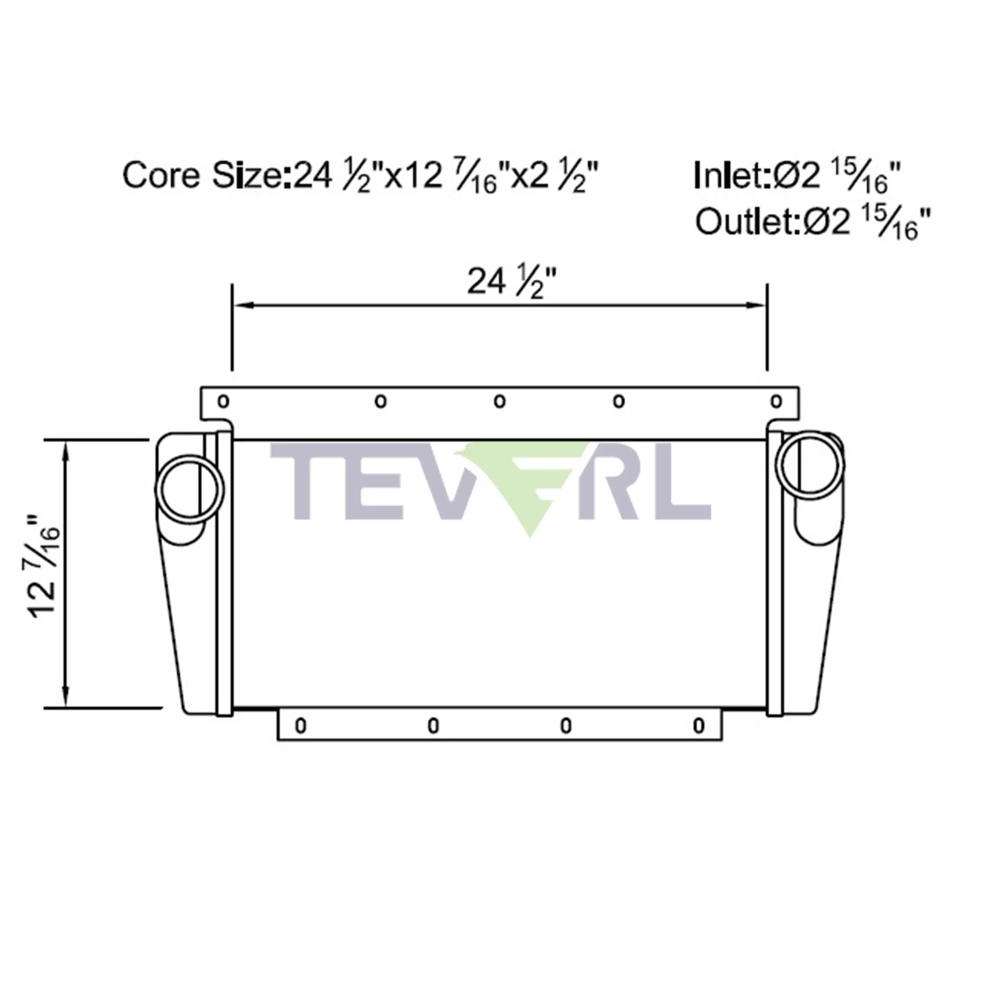 10602010 International Charge Air Cooler