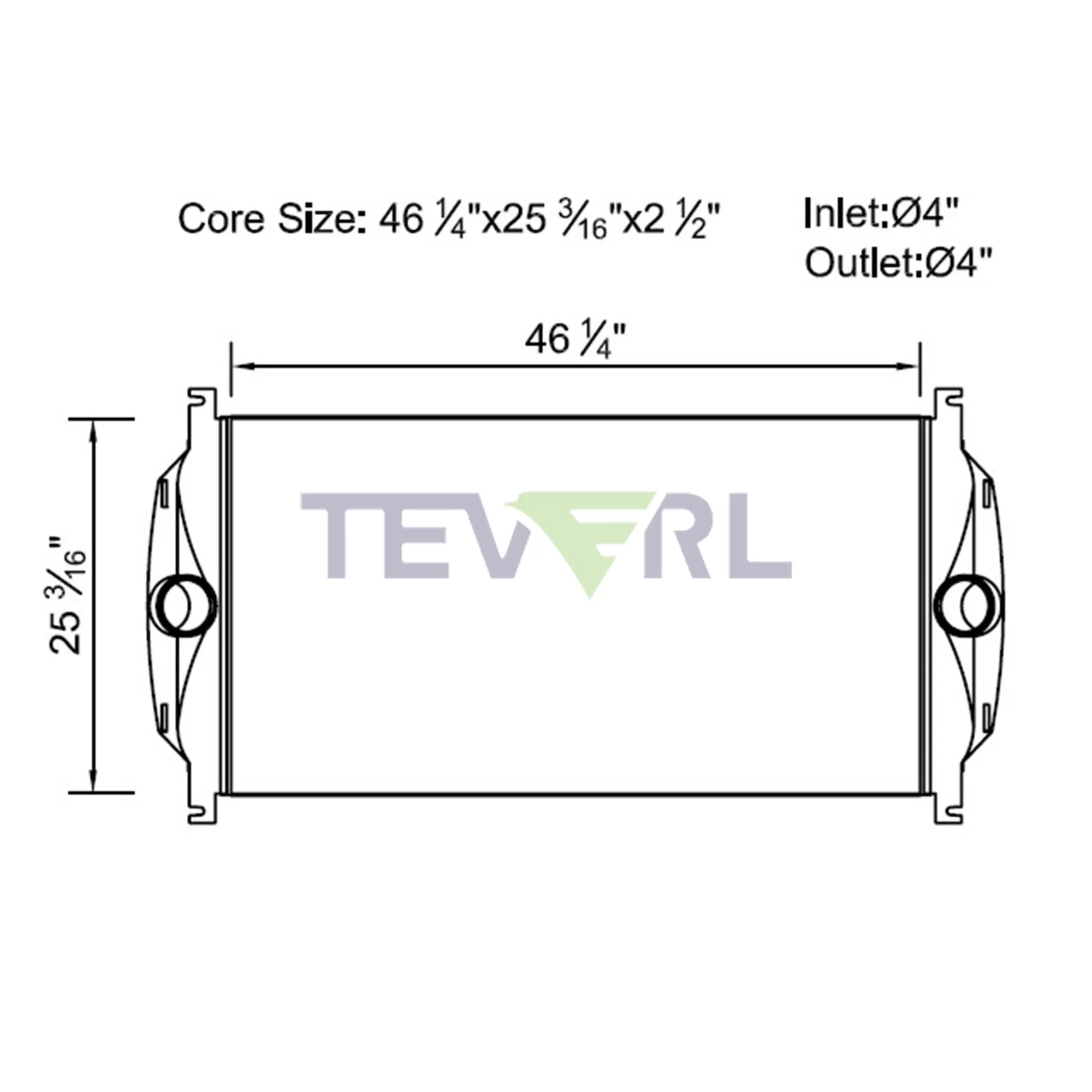 10602014 International Charge Air Cooler