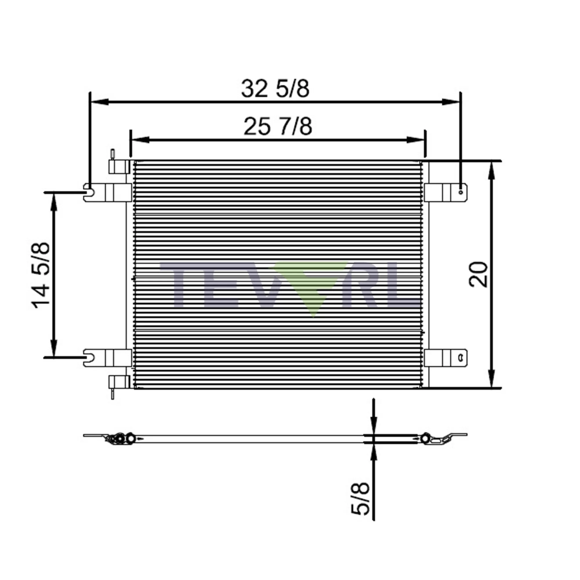 10203002 Kenworth Condenser