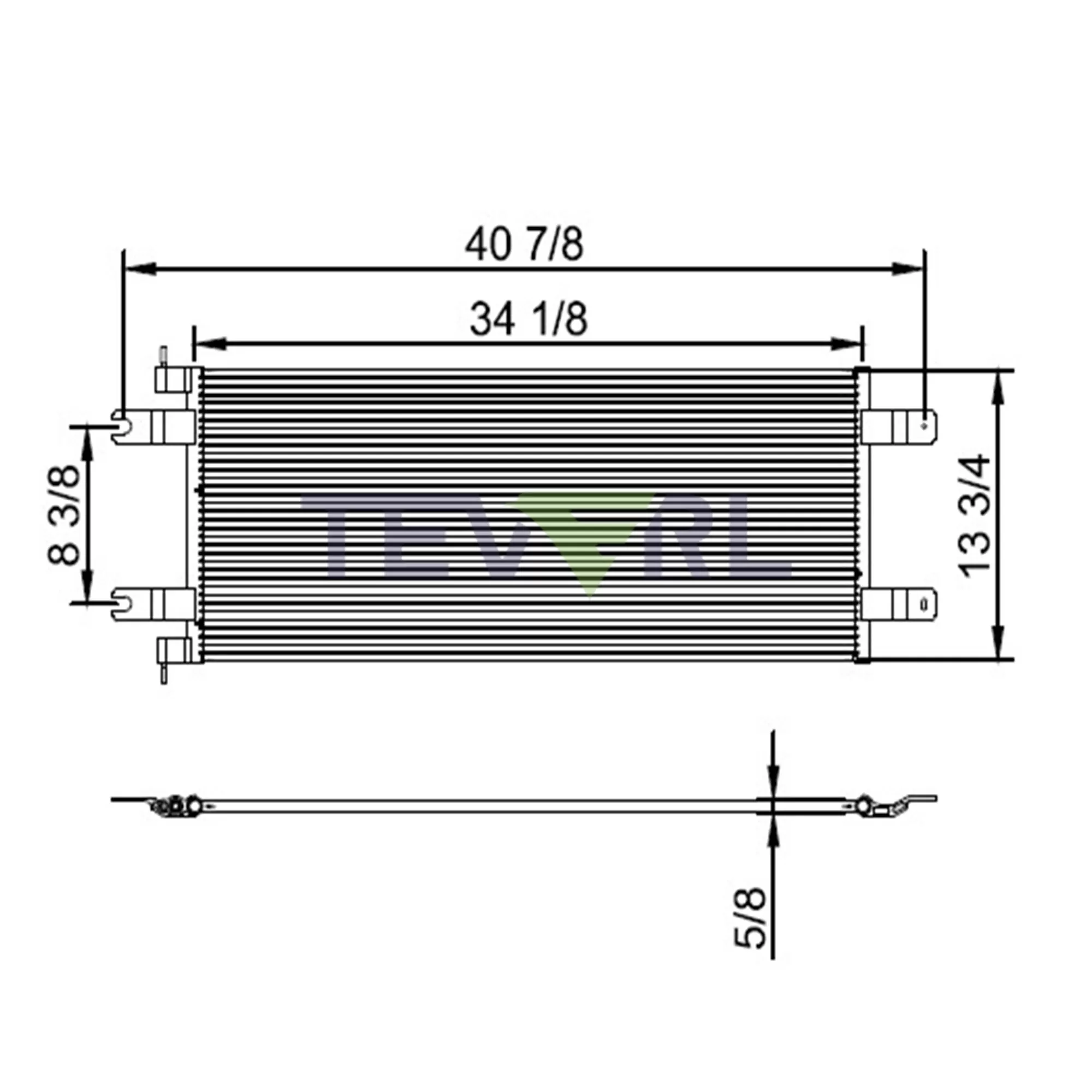 10303006 Peterbilt Condenser