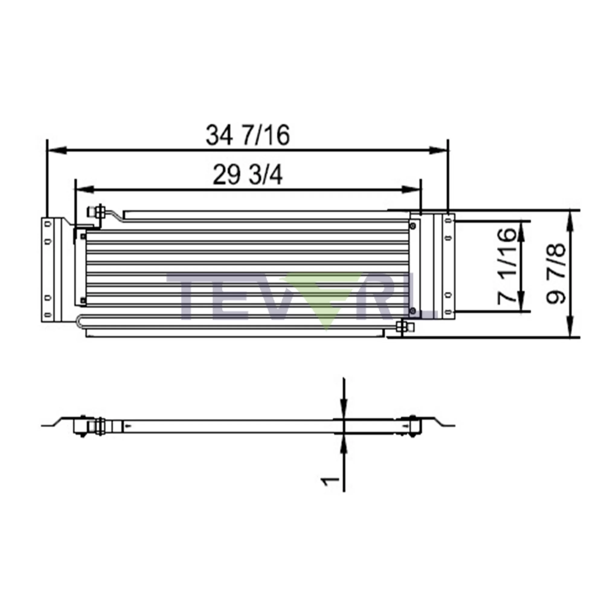 10303007 Peterbilt Condenser