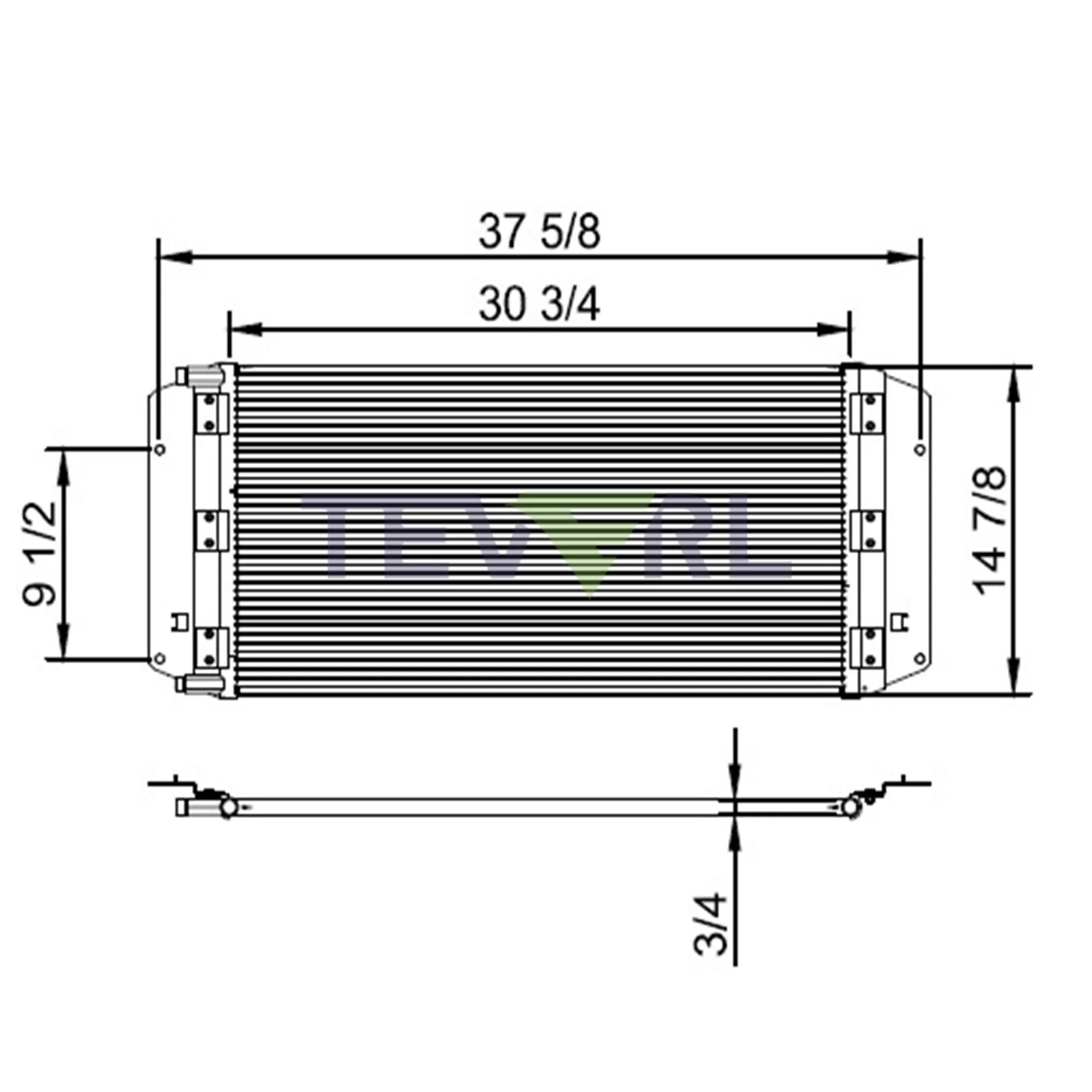 10303008 Peterbilt Condenser