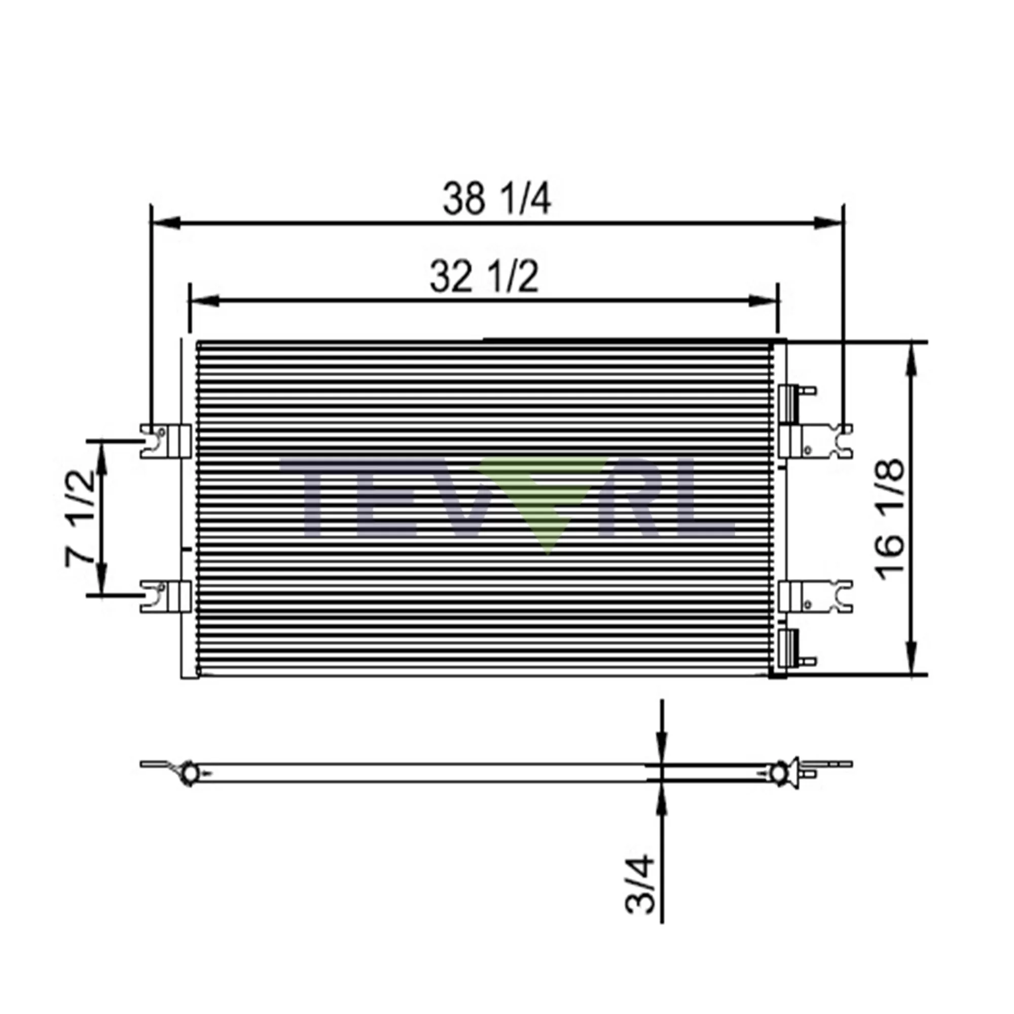 10503001 Mack Condenser