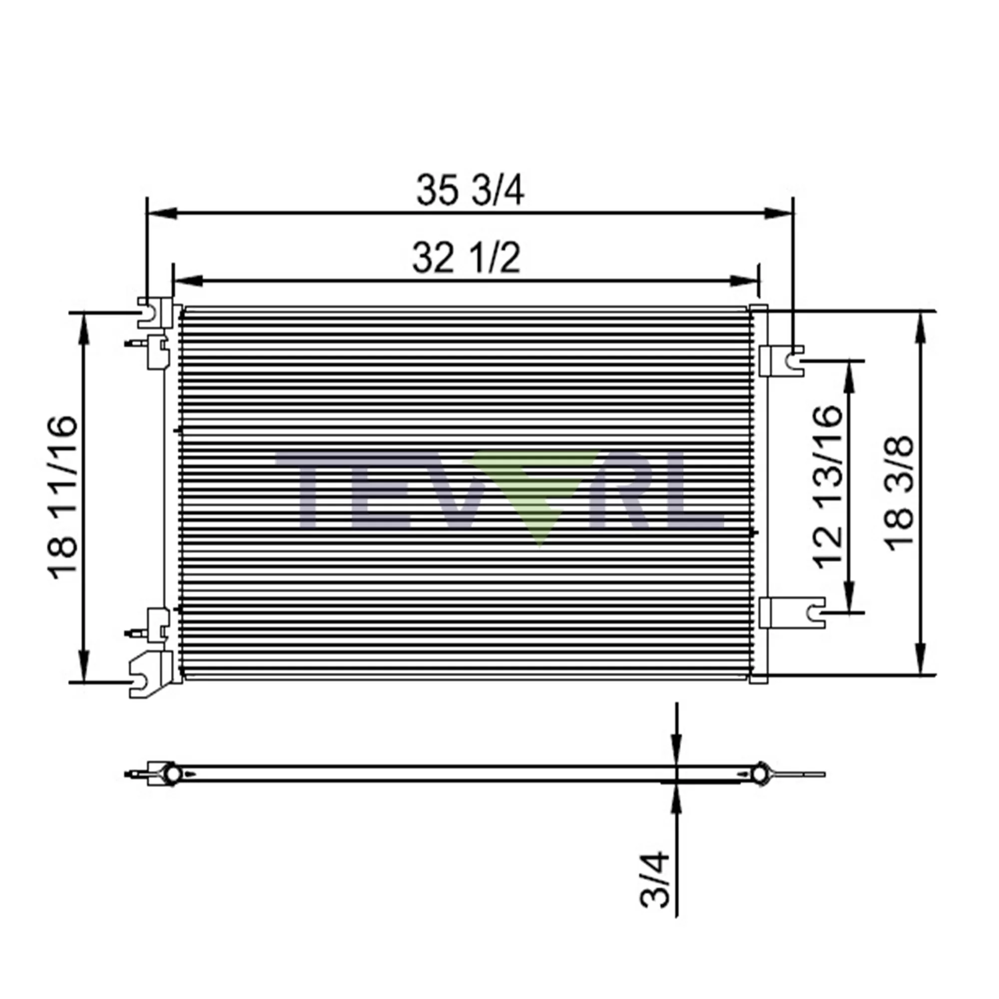 10603002 International Navistar Condenser