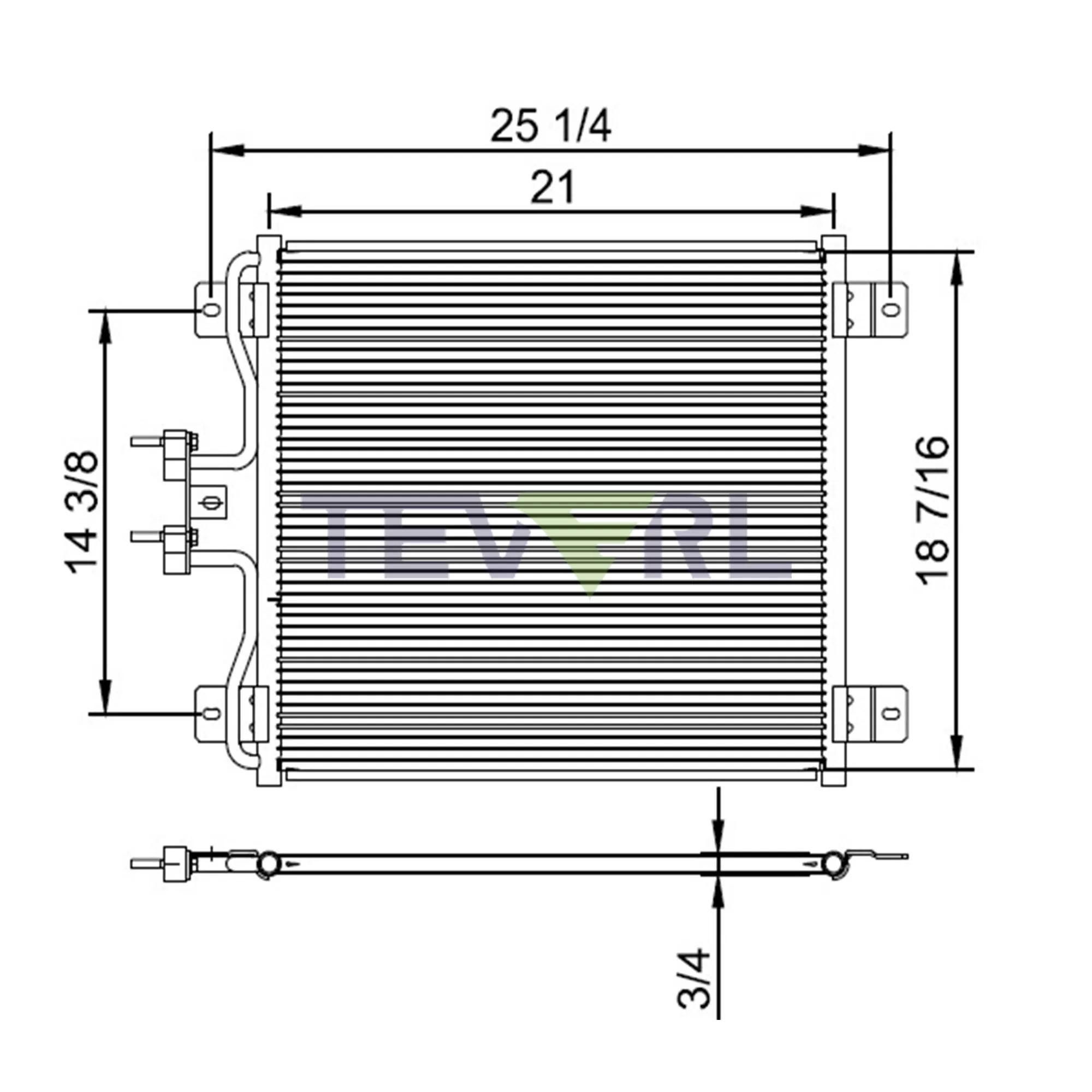 10603003 International Navistar Condenser