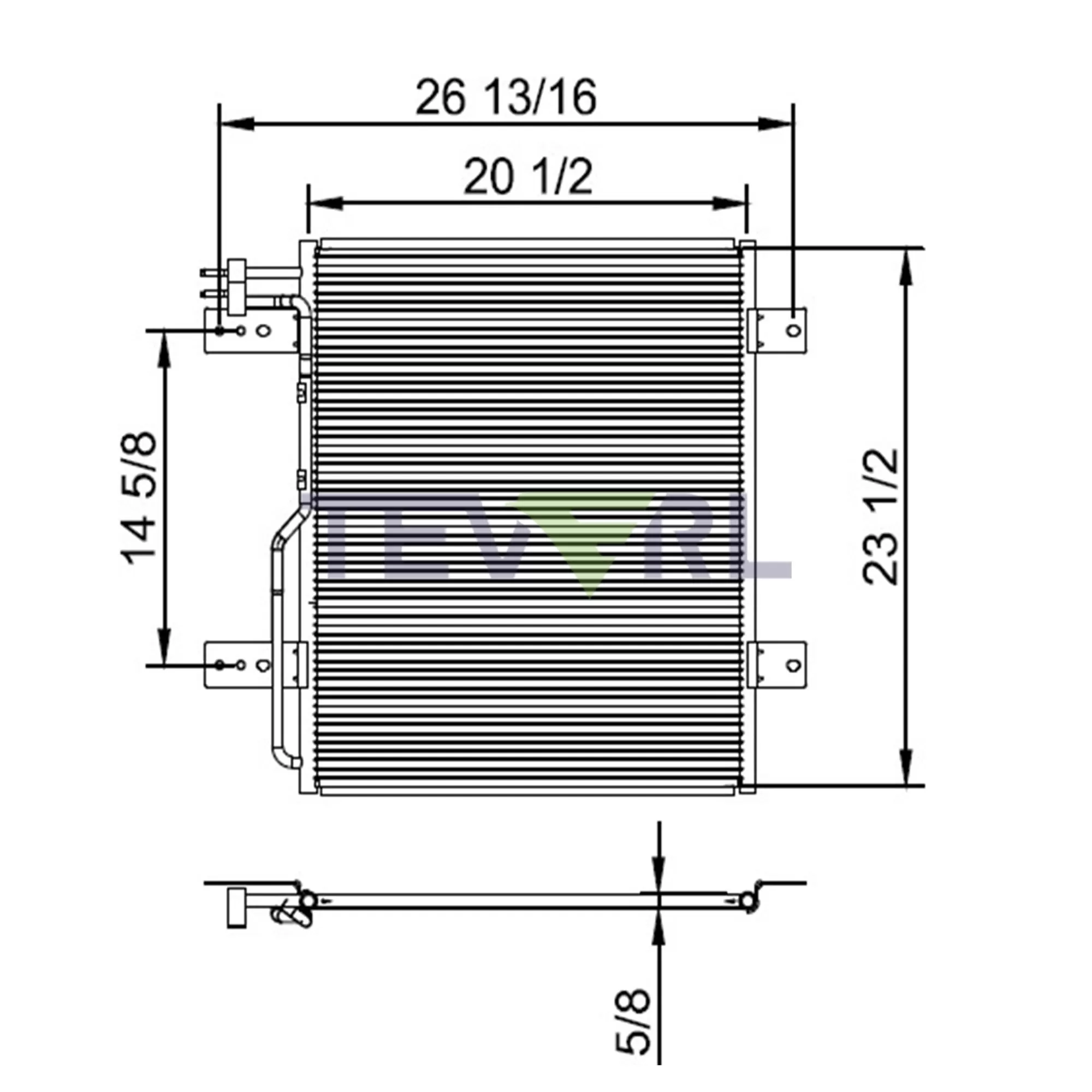 10603005 International Navistar Condenser