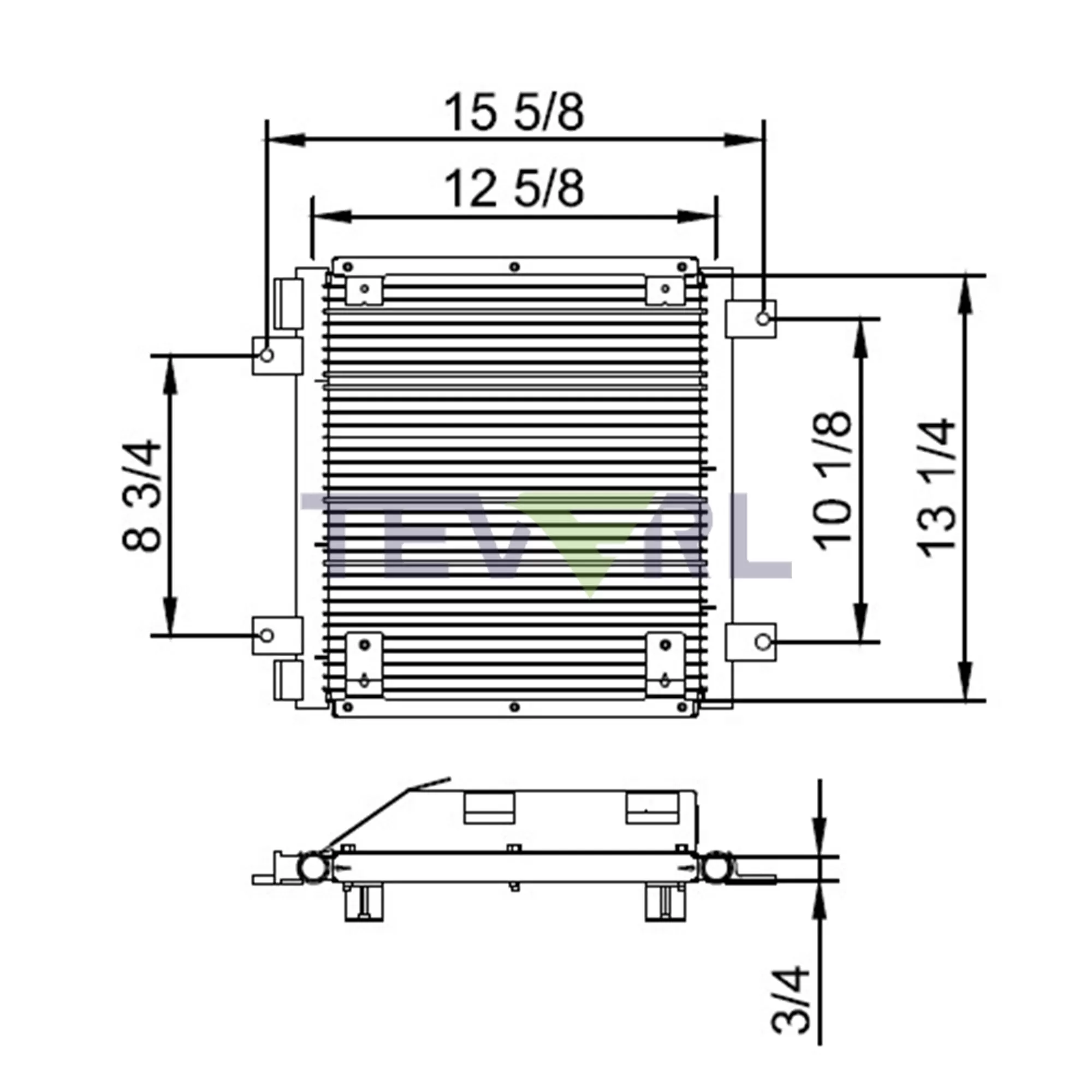 11603001 Isuzu Condenser