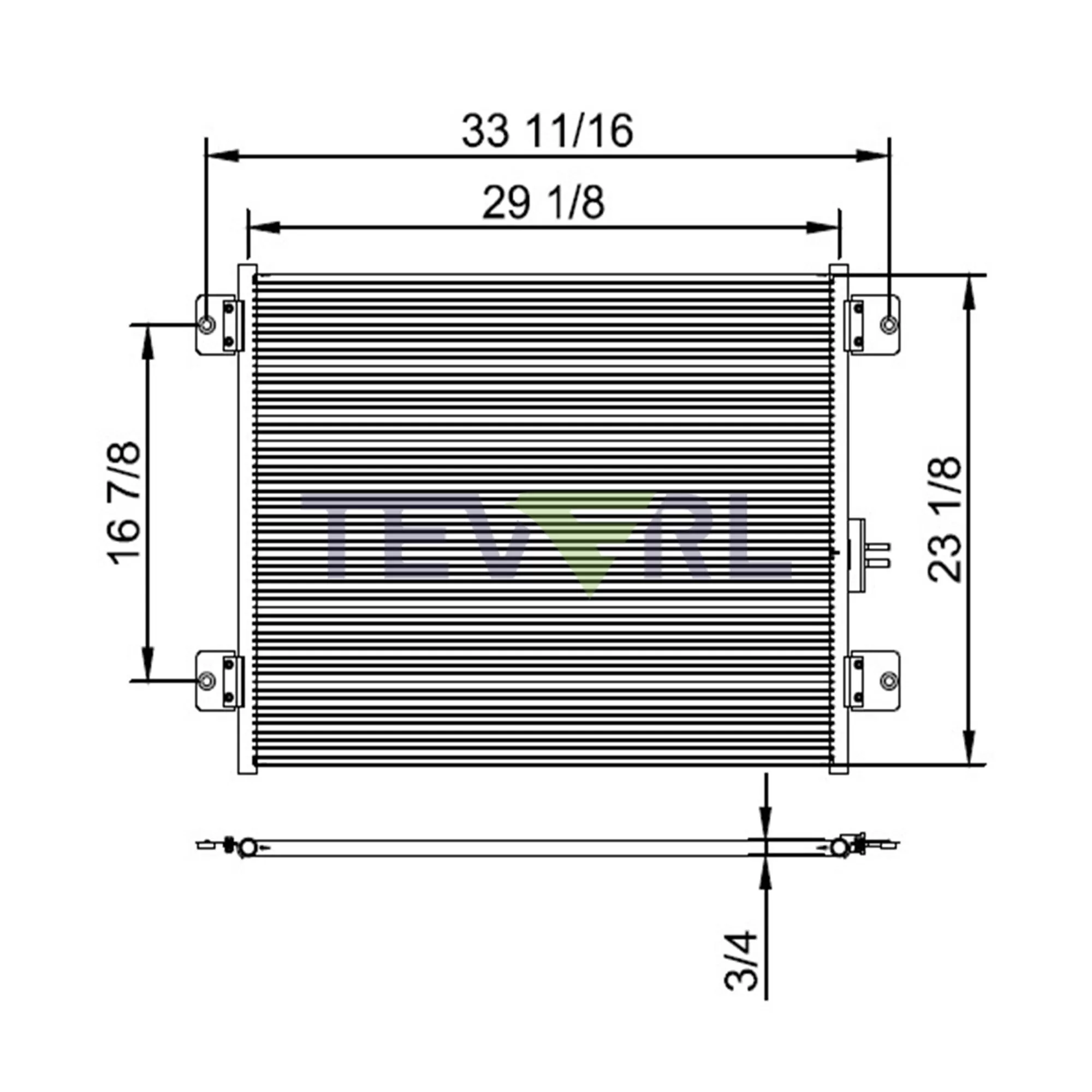 11803001 Ford Condenser