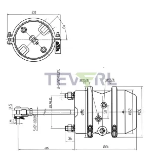 30102008 T24/24 Brake Chamber