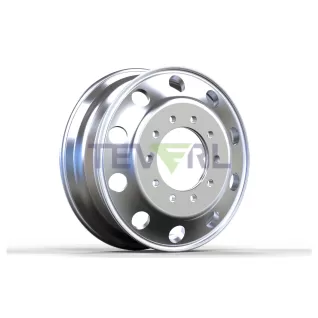 30110001 22.5*8.25 Hub Piloted Polished Face Wheel