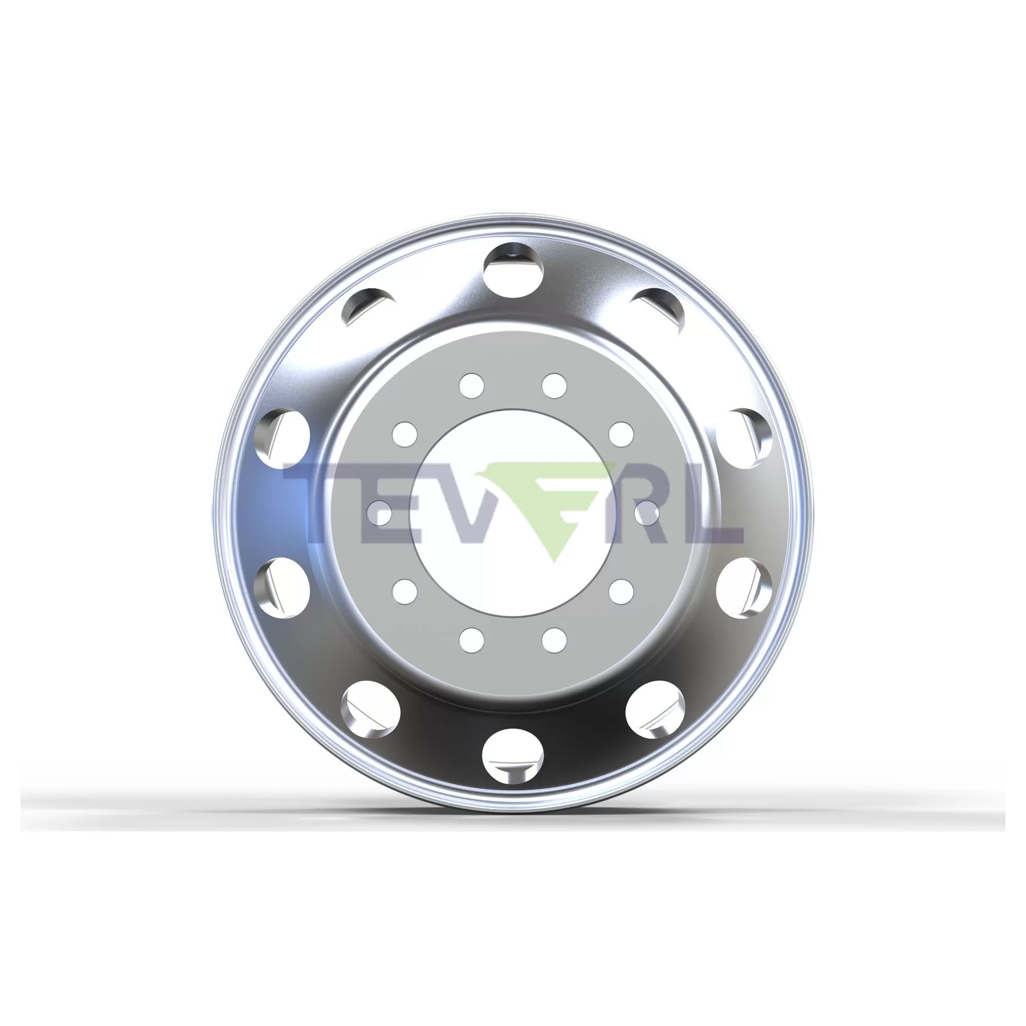 30110001 22.5*8.25 Hub Piloted Polished Face Wheel